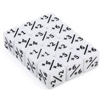 Dice Habit Positive D6 Dice Counters White (12)