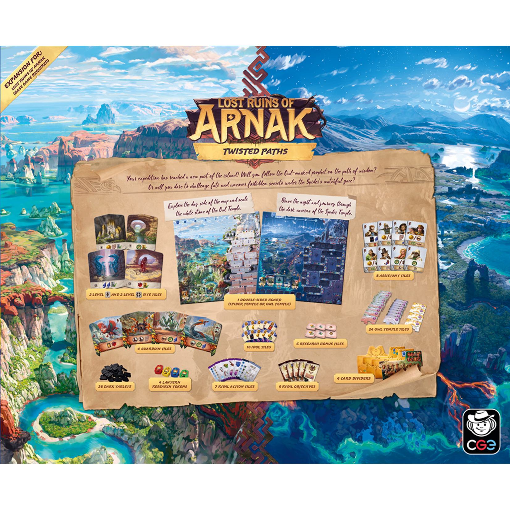 Czech Games Lost Ruins of Arnak: Twisted Paths (EN)