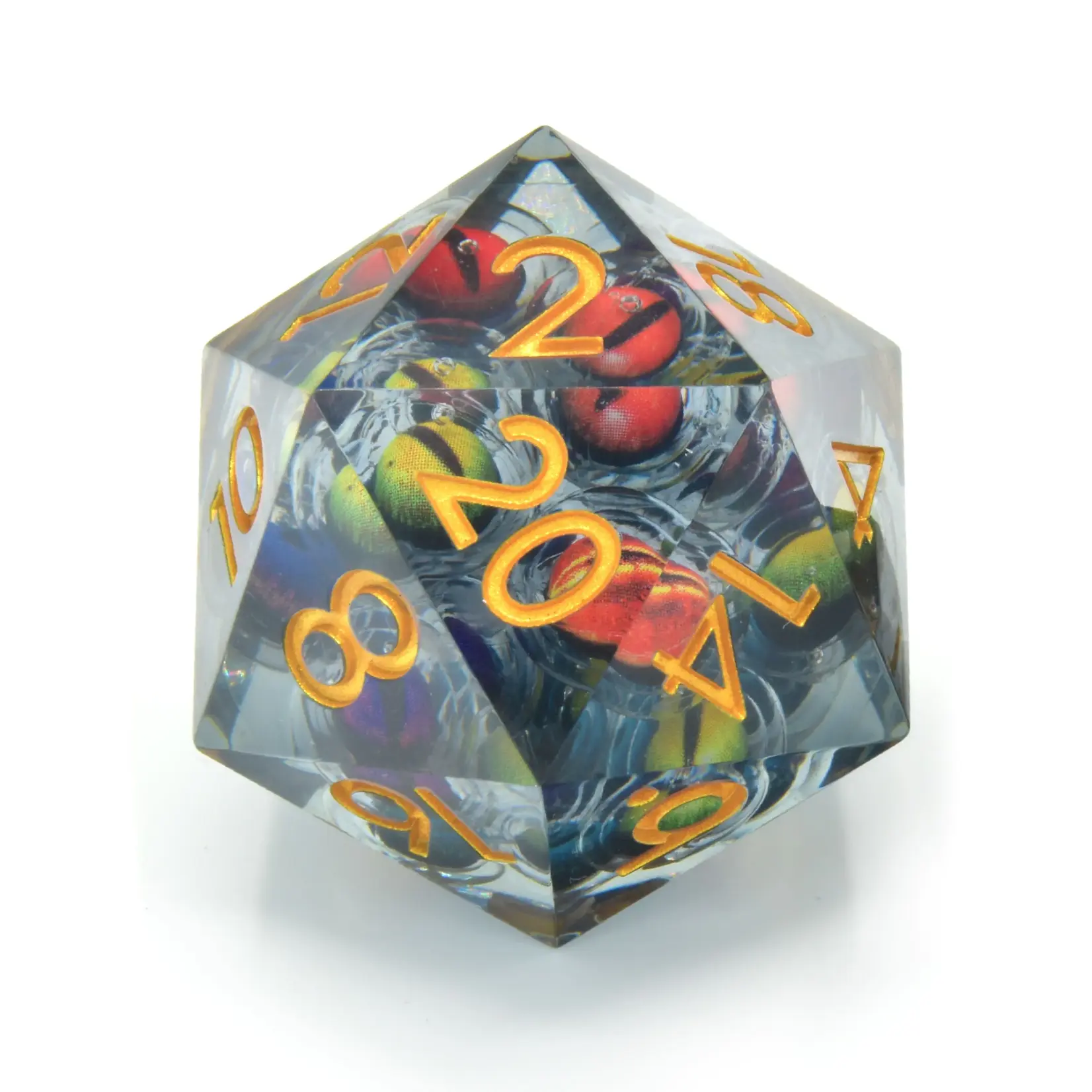 Glass Staff Beholden 33mm Floating Eyes D20