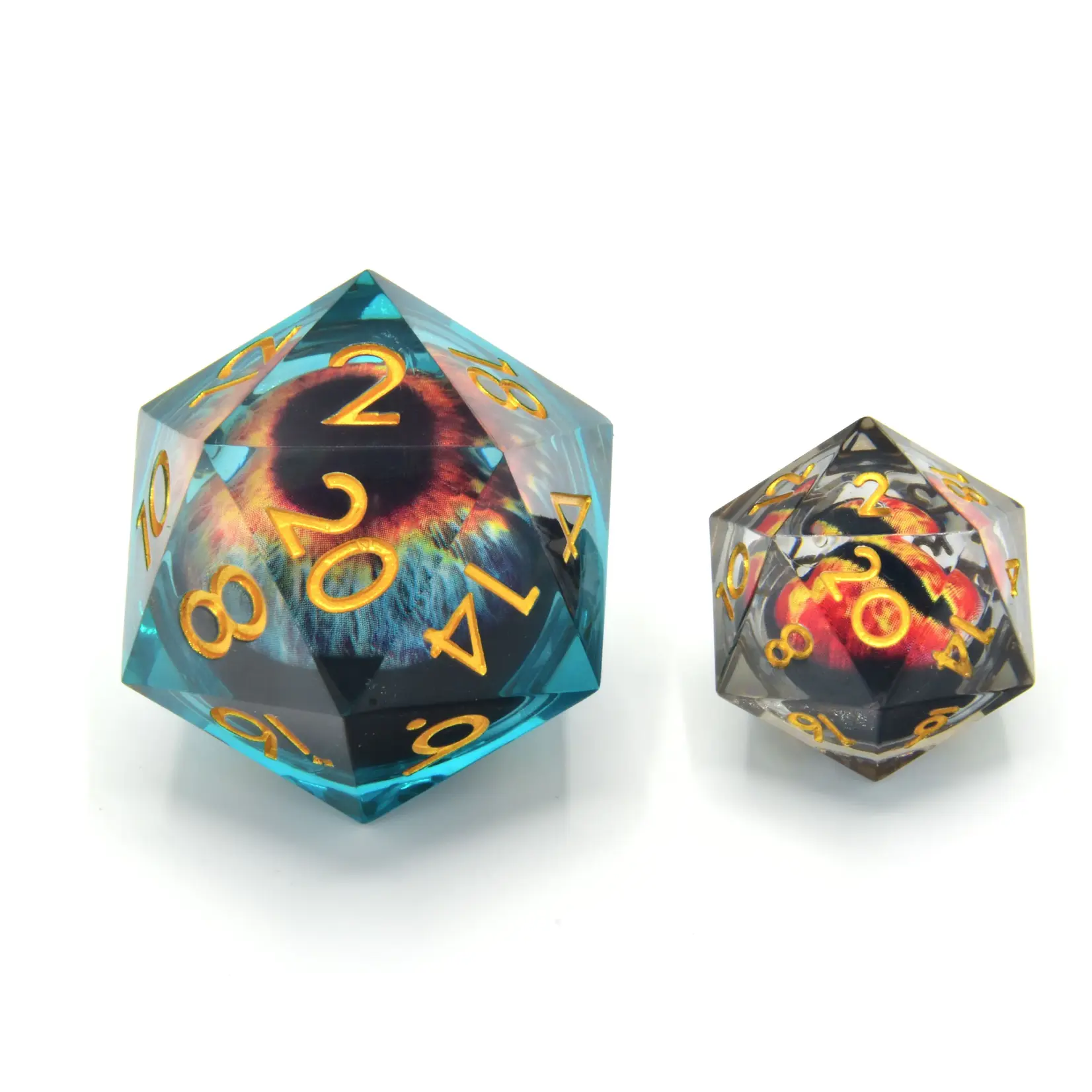 Glass Staff Crit Stones Floating Eye: 33mm D20 Eye of the Oracle