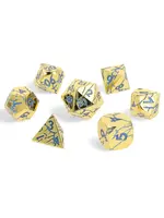 Glass Staff Divinity Unbound Metal RPG Dice Set
