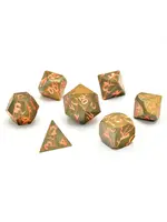 Glass Staff Broken Bastion Metal RPG Dice Set