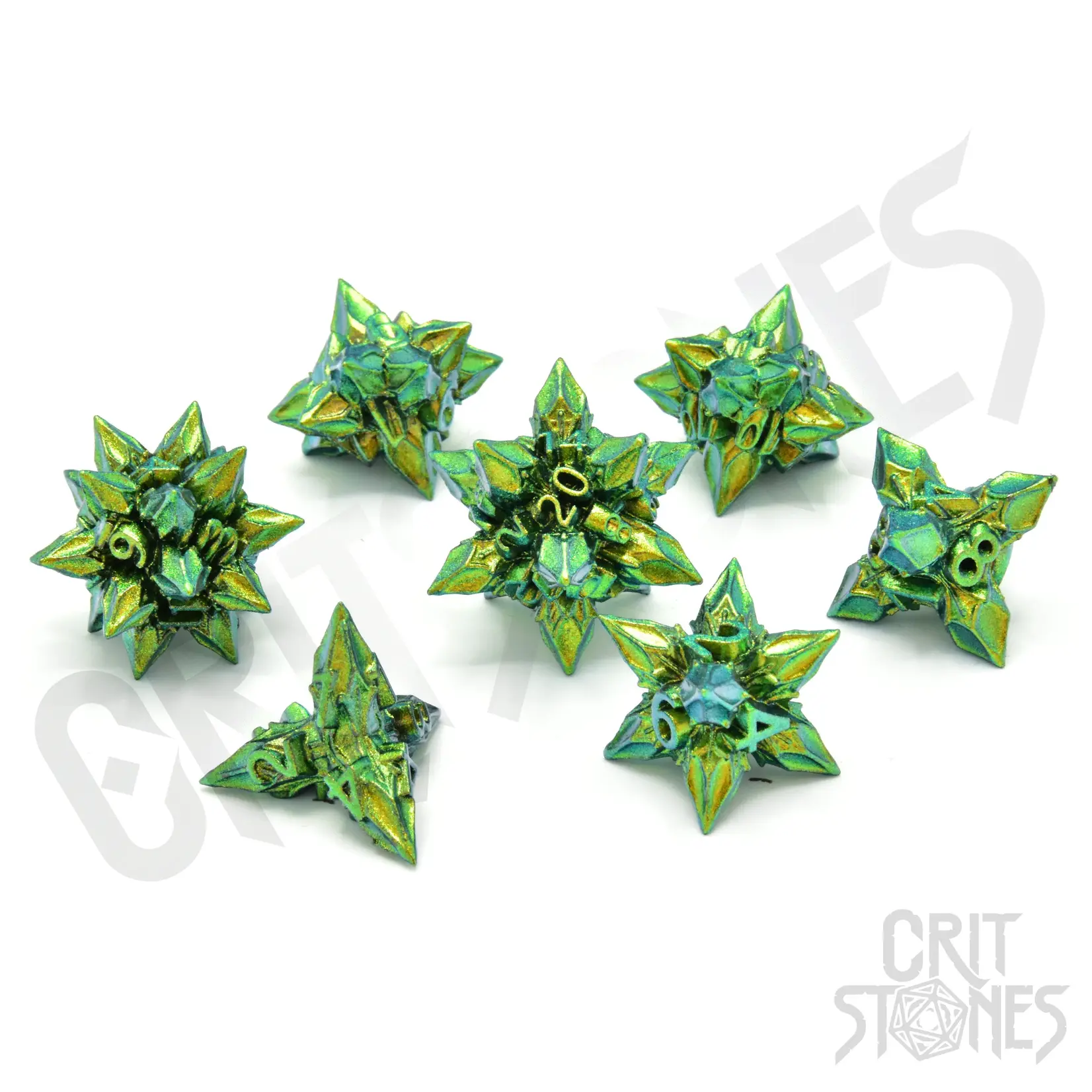 Glass Staff Crit Stones Metal Dice: Unholy Bane