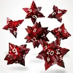 Glass Staff Bane's Inferno Metal RPG Dice Set