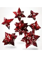 Glass Staff Bane's Inferno Metal RPG Dice Set