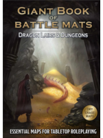 Loke Battlemats Giant Book of Battle Mats: Dragon Lairs & Dungeons