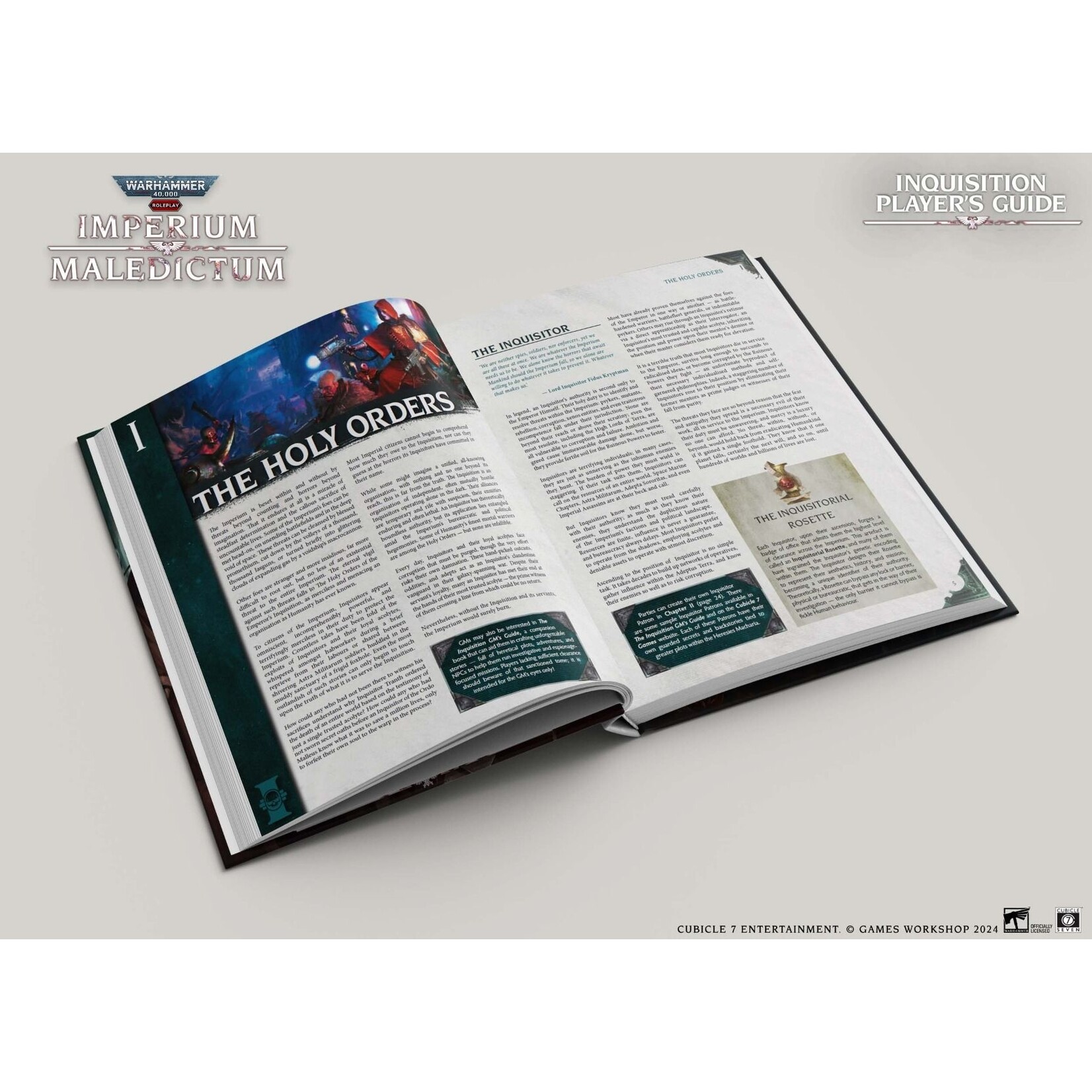 Cubicle 7 Warhammer 40K RPG: Imperium Maledictum Inquisition Players Guide (EN)