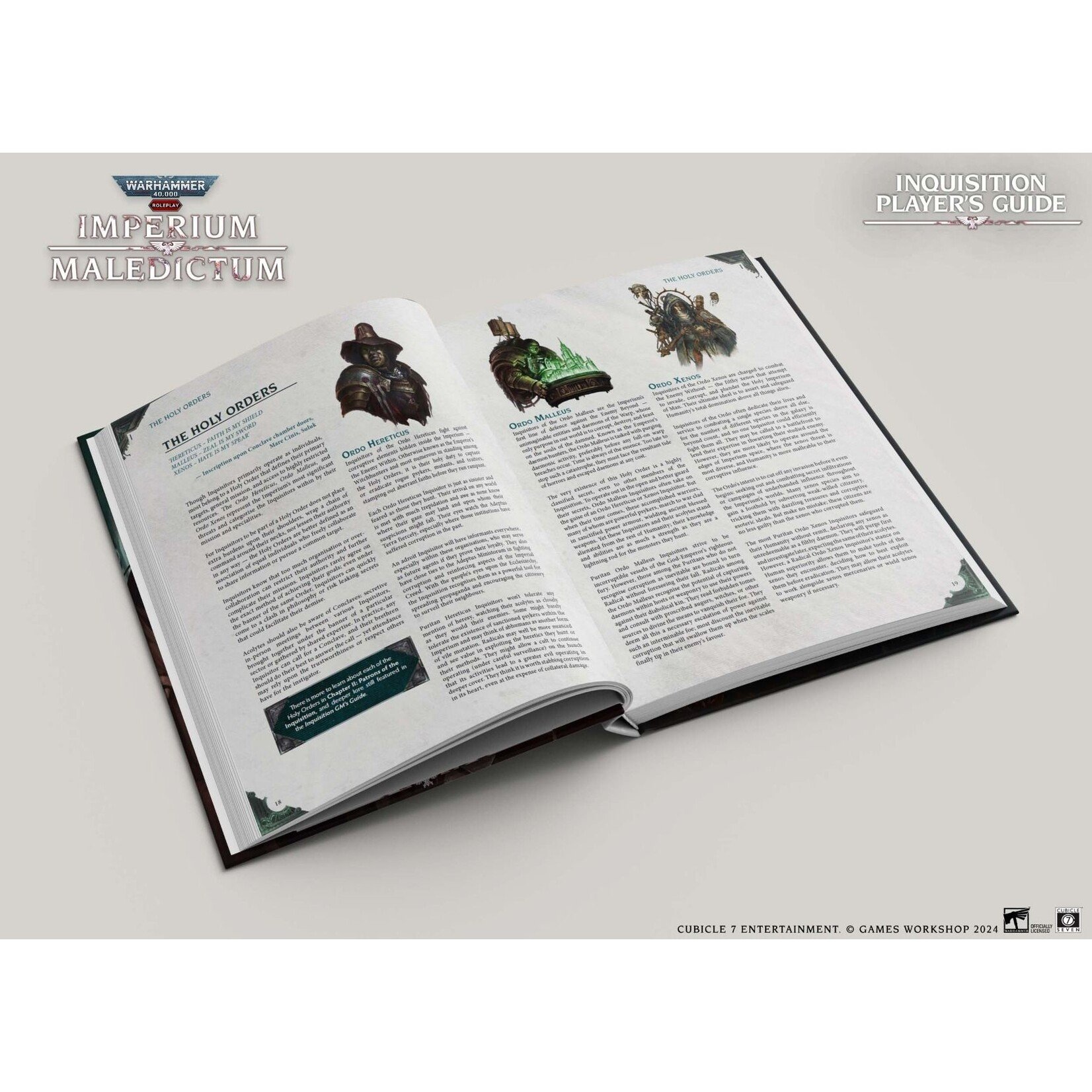 Cubicle 7 Warhammer 40K RPG: Imperium Maledictum Inquisition Players Guide (EN)