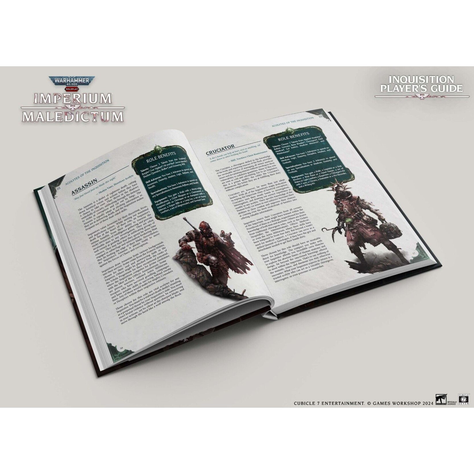Cubicle 7 Warhammer 40K RPG: Imperium Maledictum Inquisition Players Guide (EN)