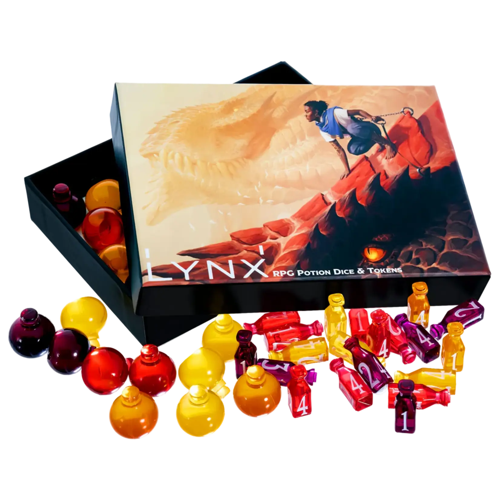 Lynx RPG Healing Potion Markers & Dice