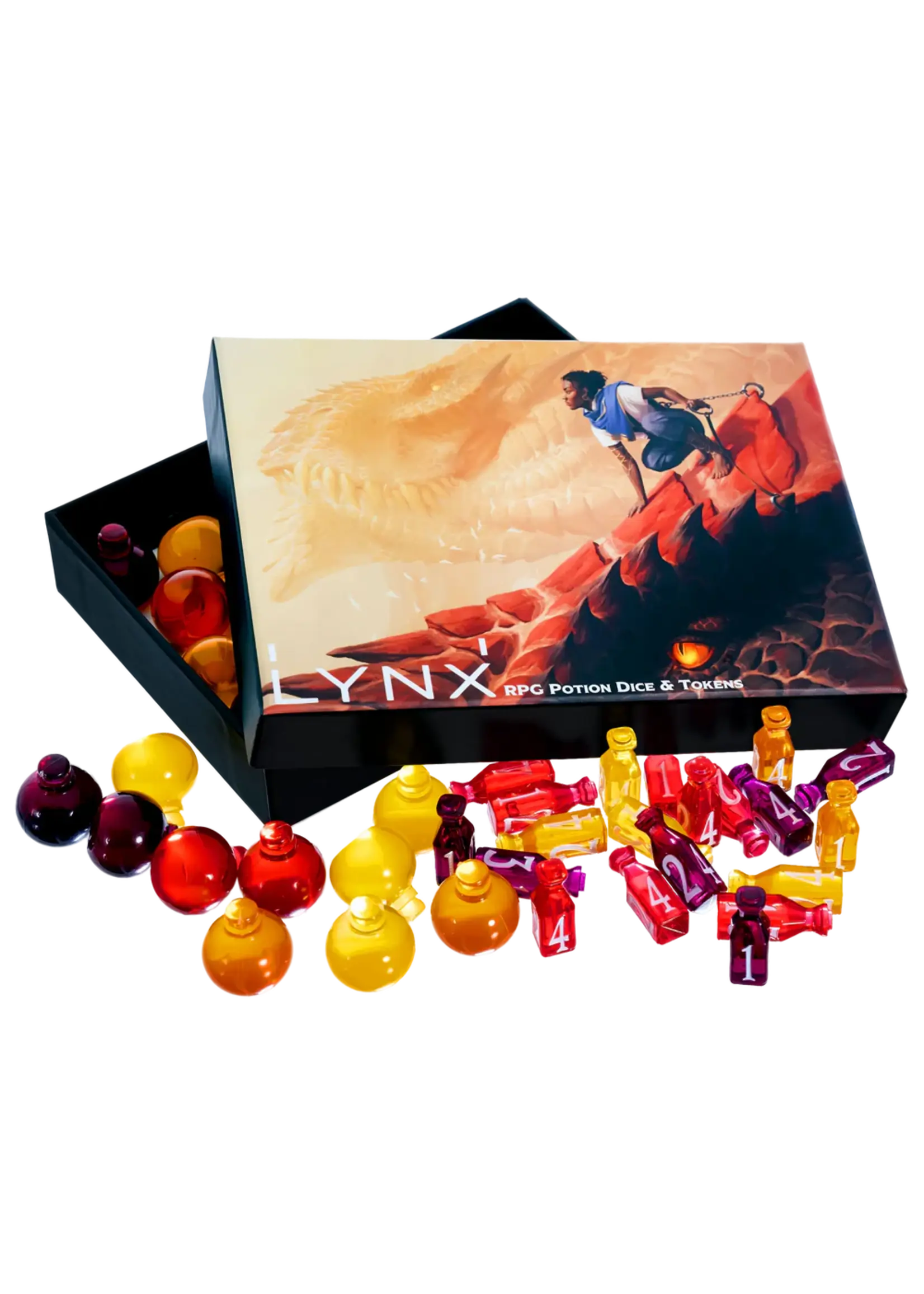 Lynx RPG Healing Potion Markers & Dice