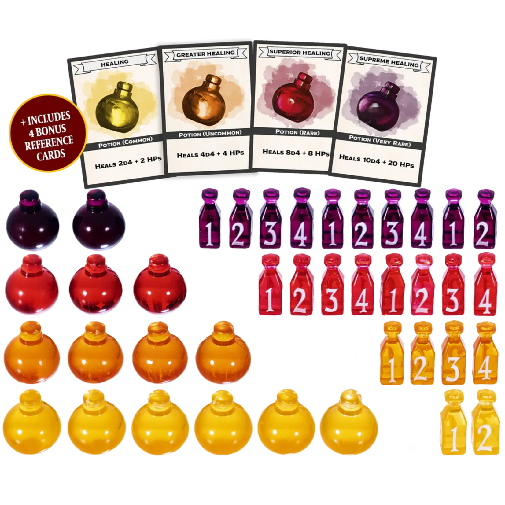 Lynx RPG Healing Potion Markers & Dice