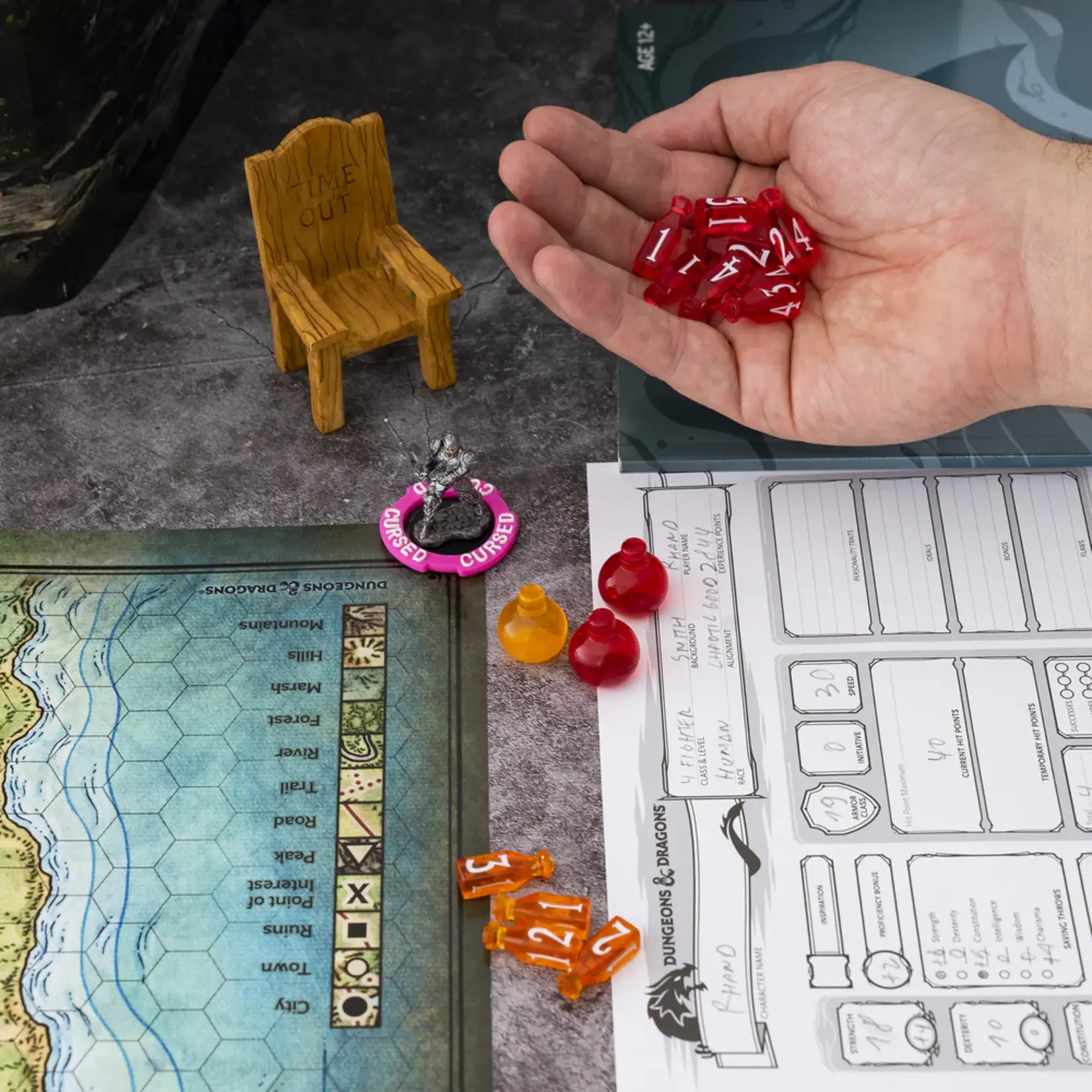 Lynx RPG Healing Potion Markers & Dice