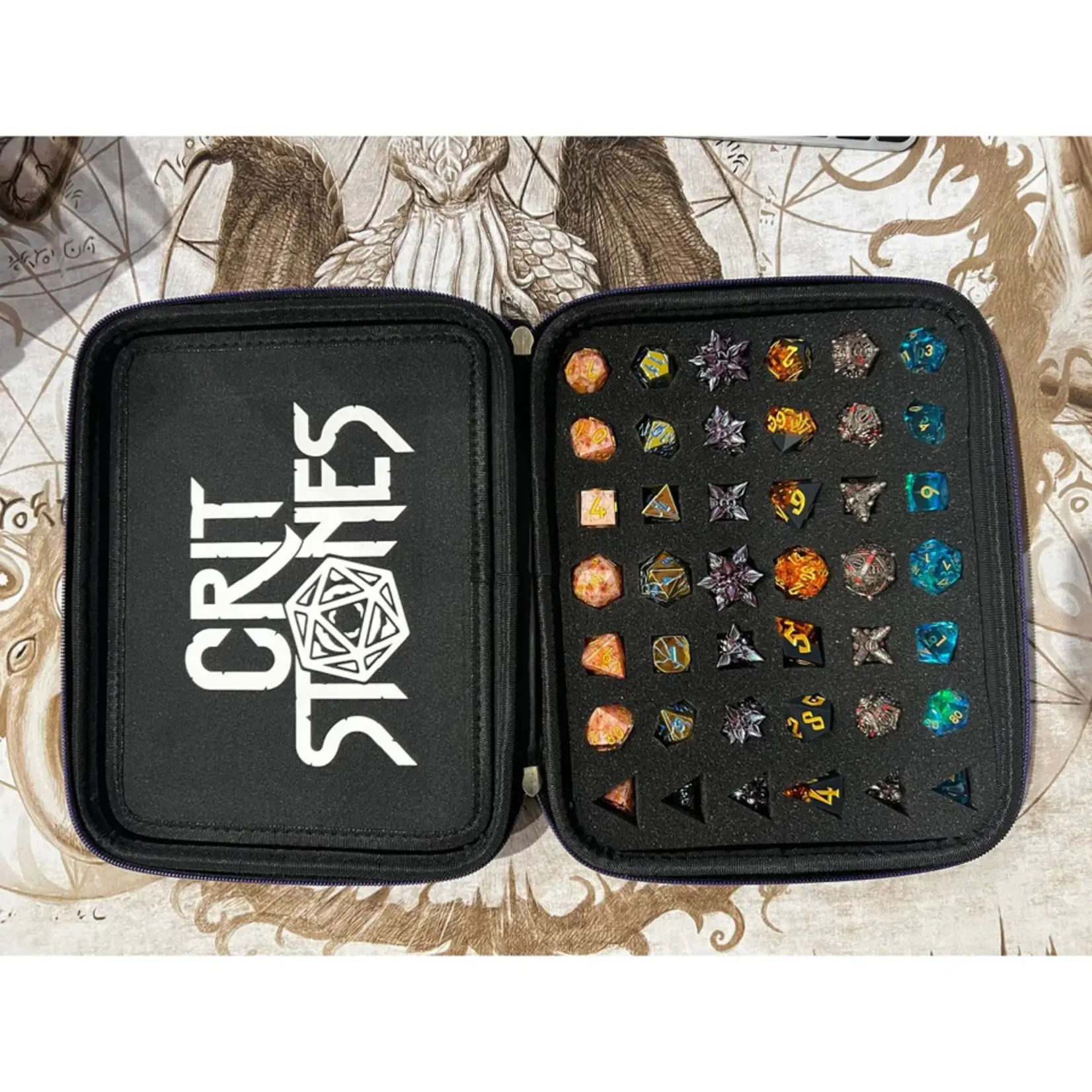 Glass Staff Arcanum Luxury Dice Case