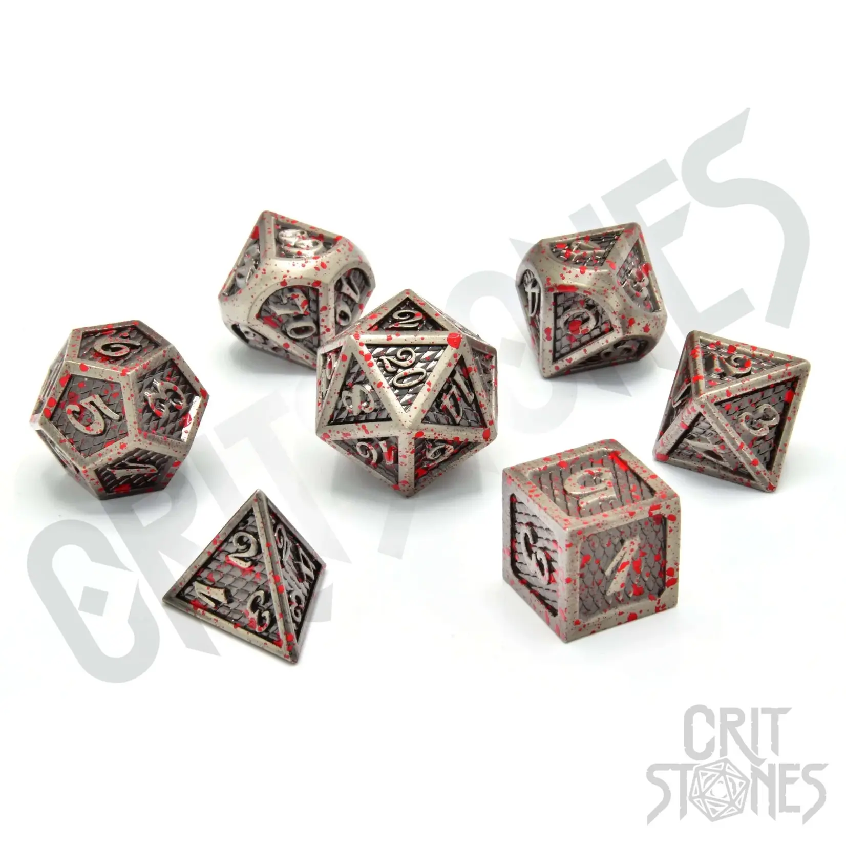 Glass Staff Crit Stones Metal Dice: The Gladiator