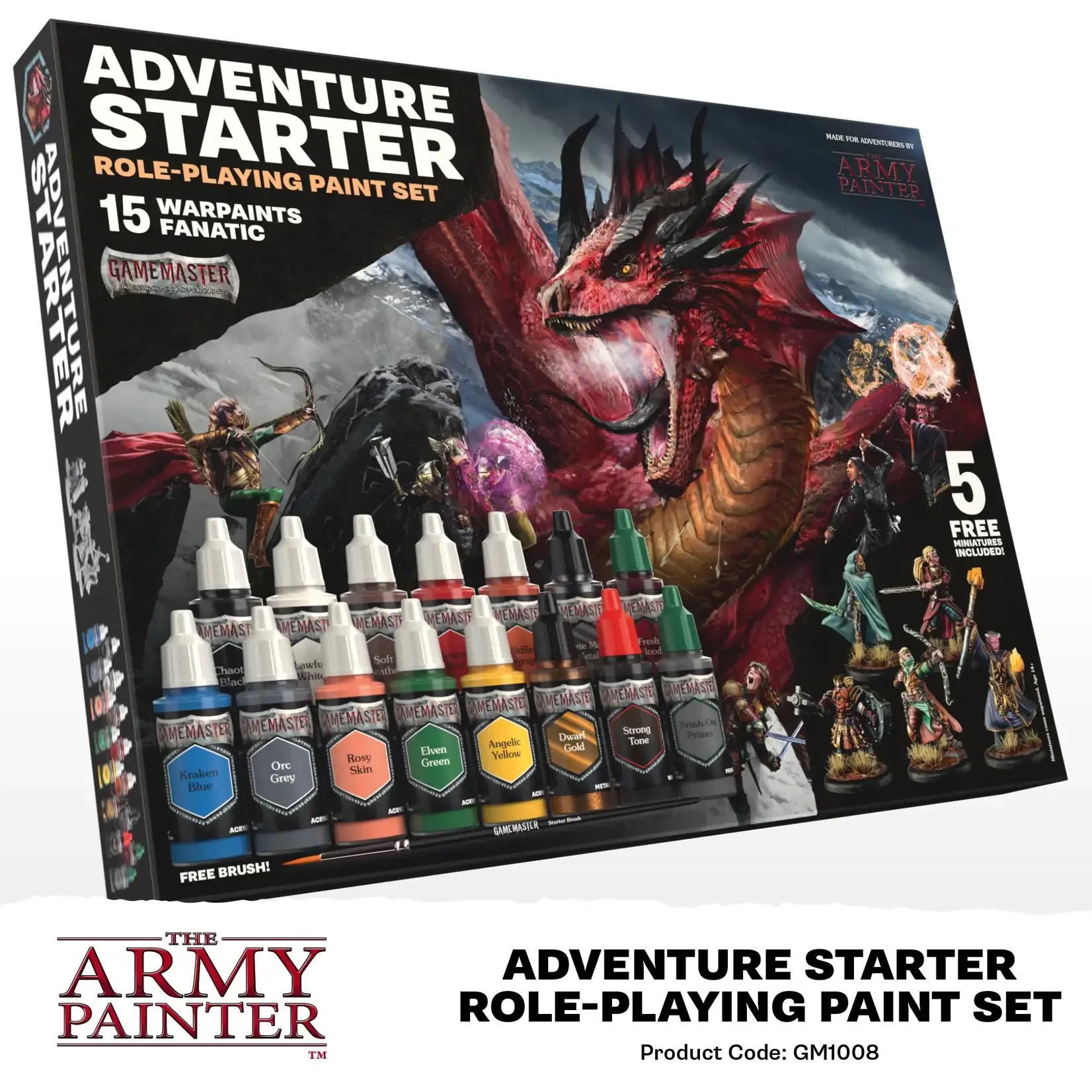 The Army Painter Adventure Starter Role-Playing Paint Set