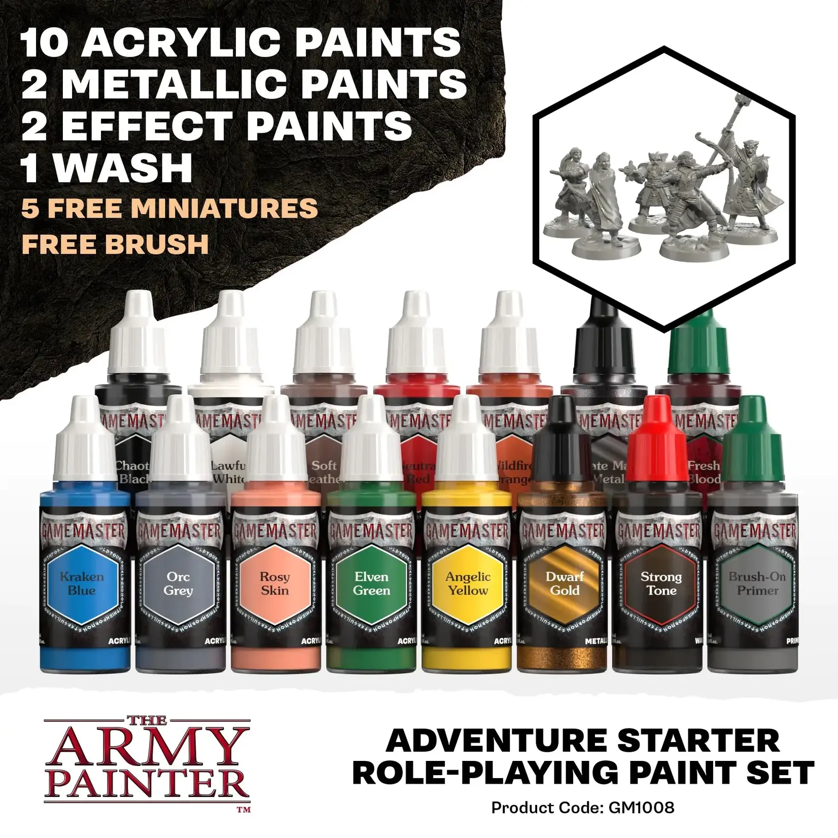 The Army Painter Adventure Starter Role-Playing Paint Set