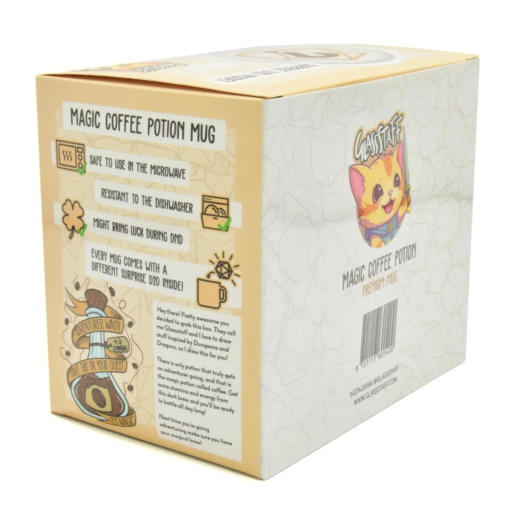 Glass Staff Magic Coffee Potion Gift Mug