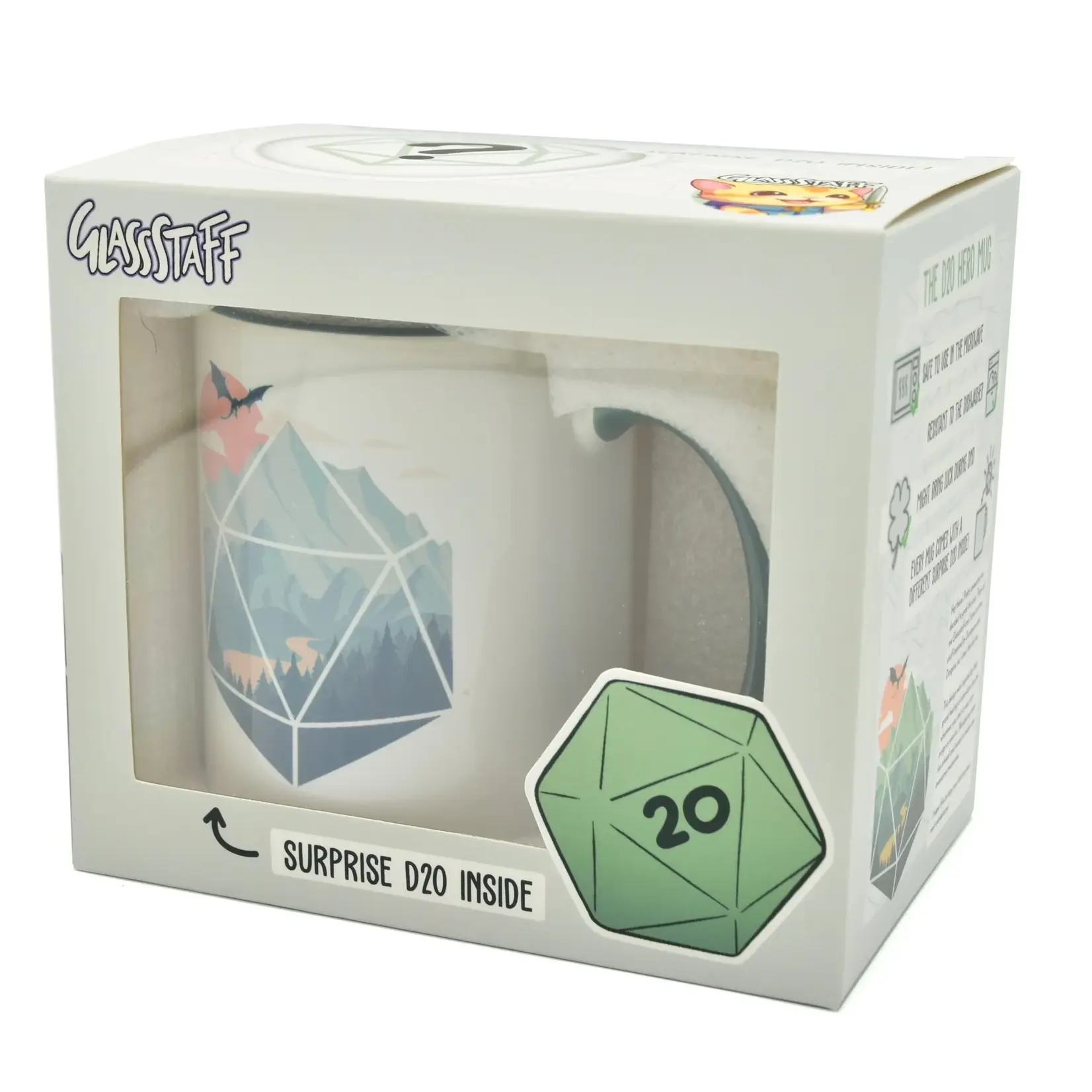Glass Staff A d20 Scene Gift Mug