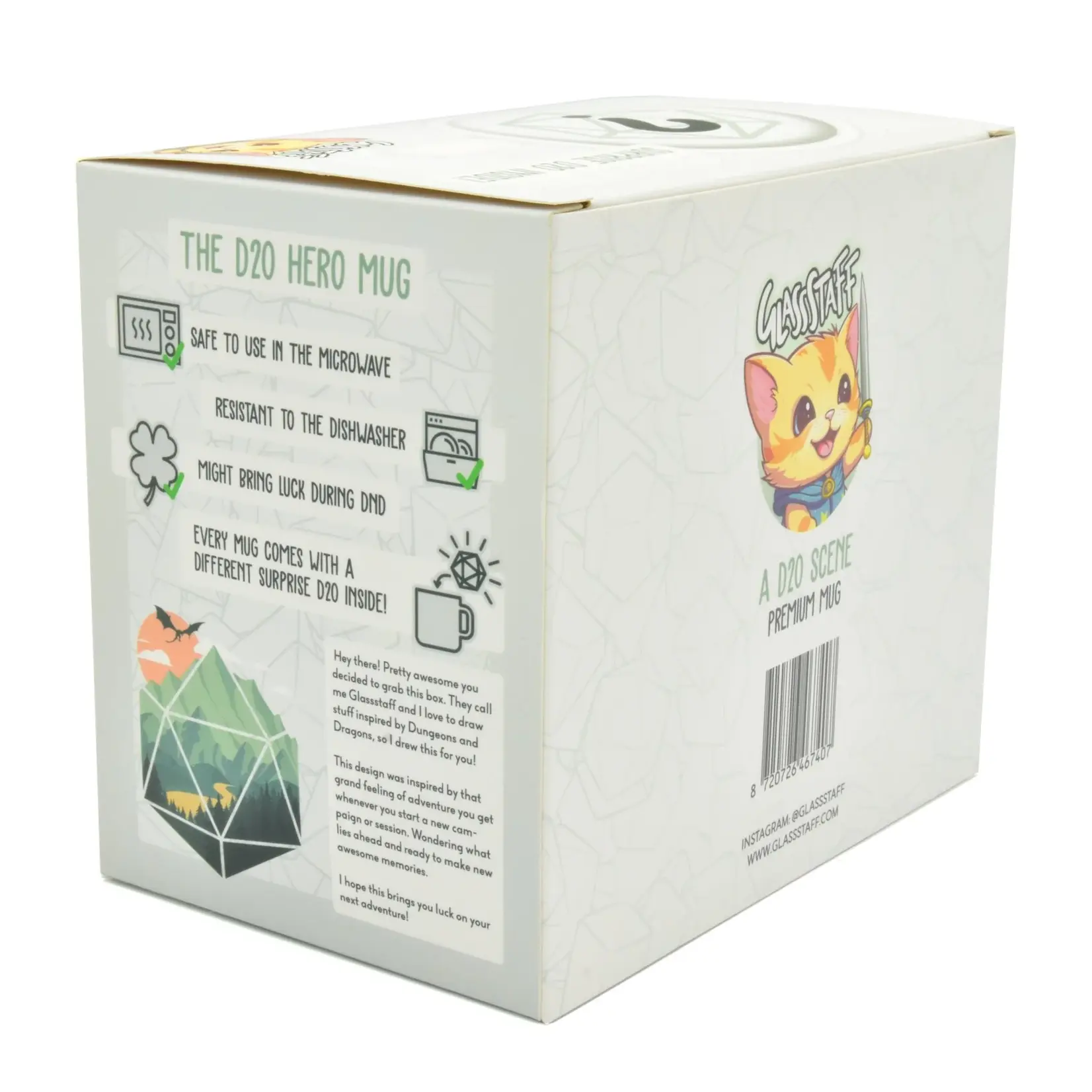 Glass Staff A d20 Scene Gift Mug