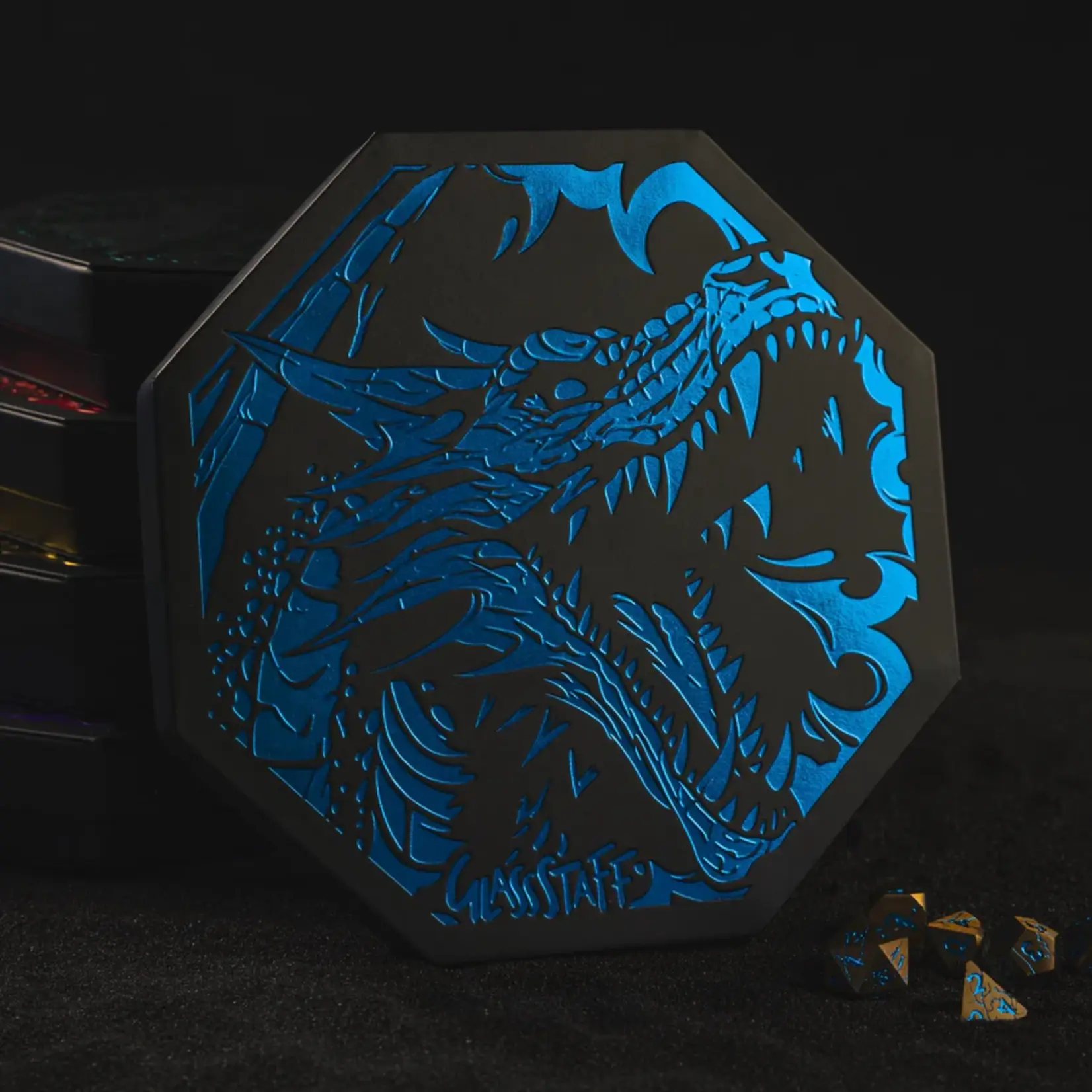 Glass Staff Crit Stones: Dice Arena Blue