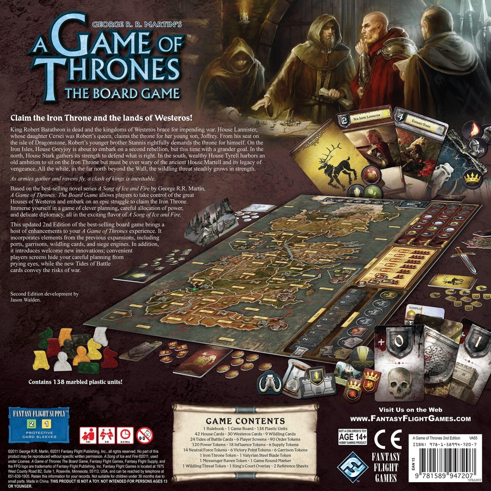 Fantasy Flight Games A Game of Thrones Board Game: 2nd Edition (EN)