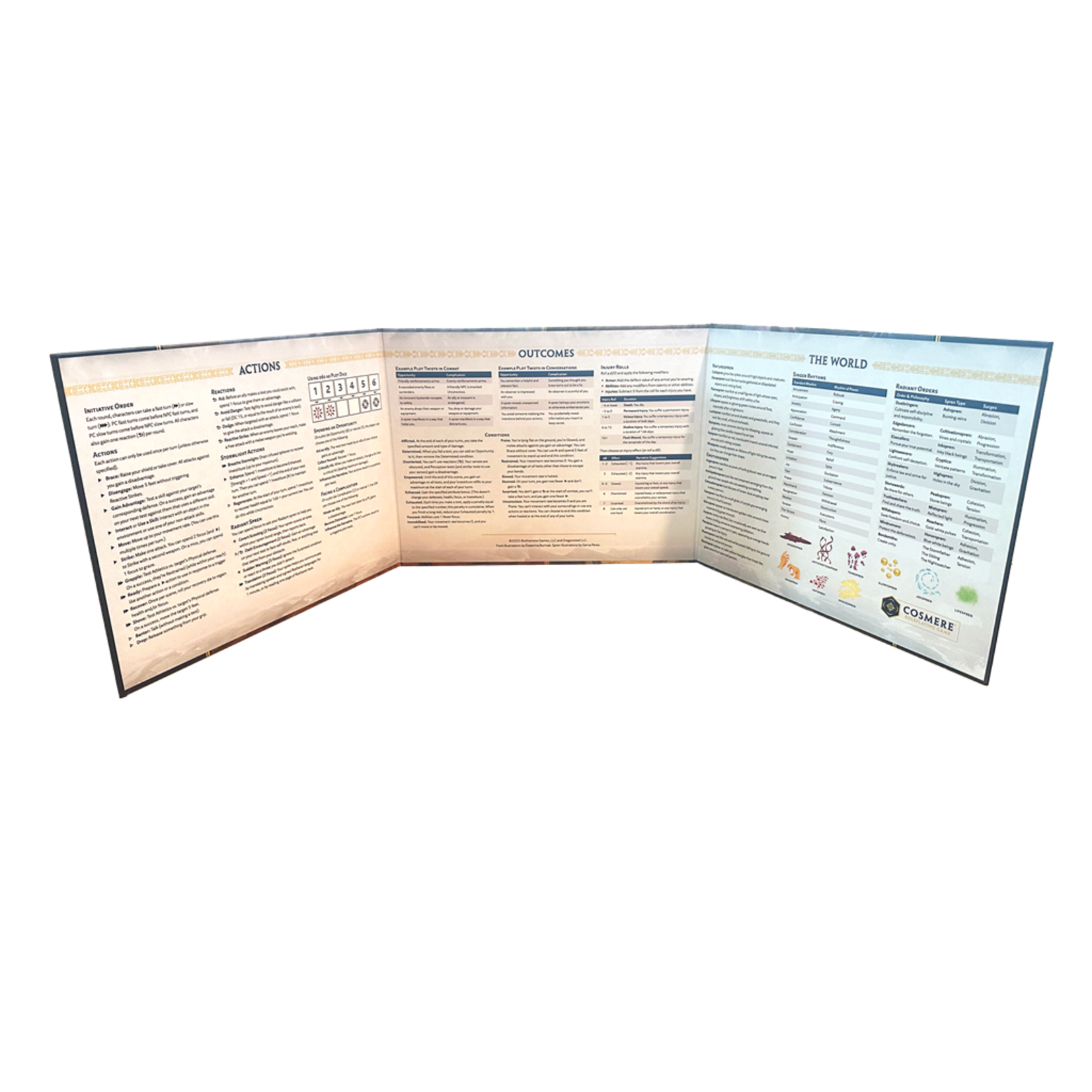 Brotherwise Games Cosmere RPG: Stormlight GM Screen (EN) (Pre-Order)