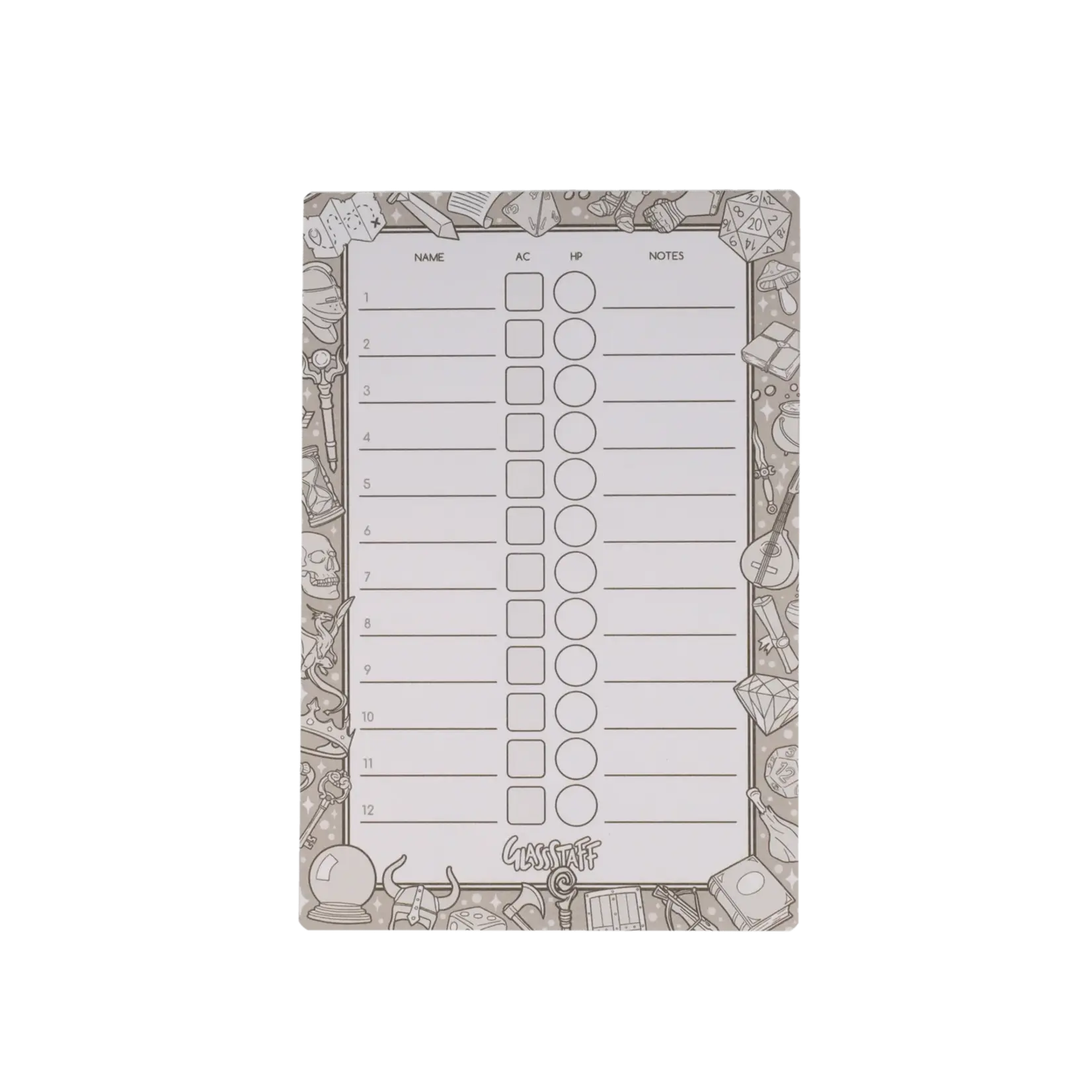 Glass Staff Initiative Notitiepad