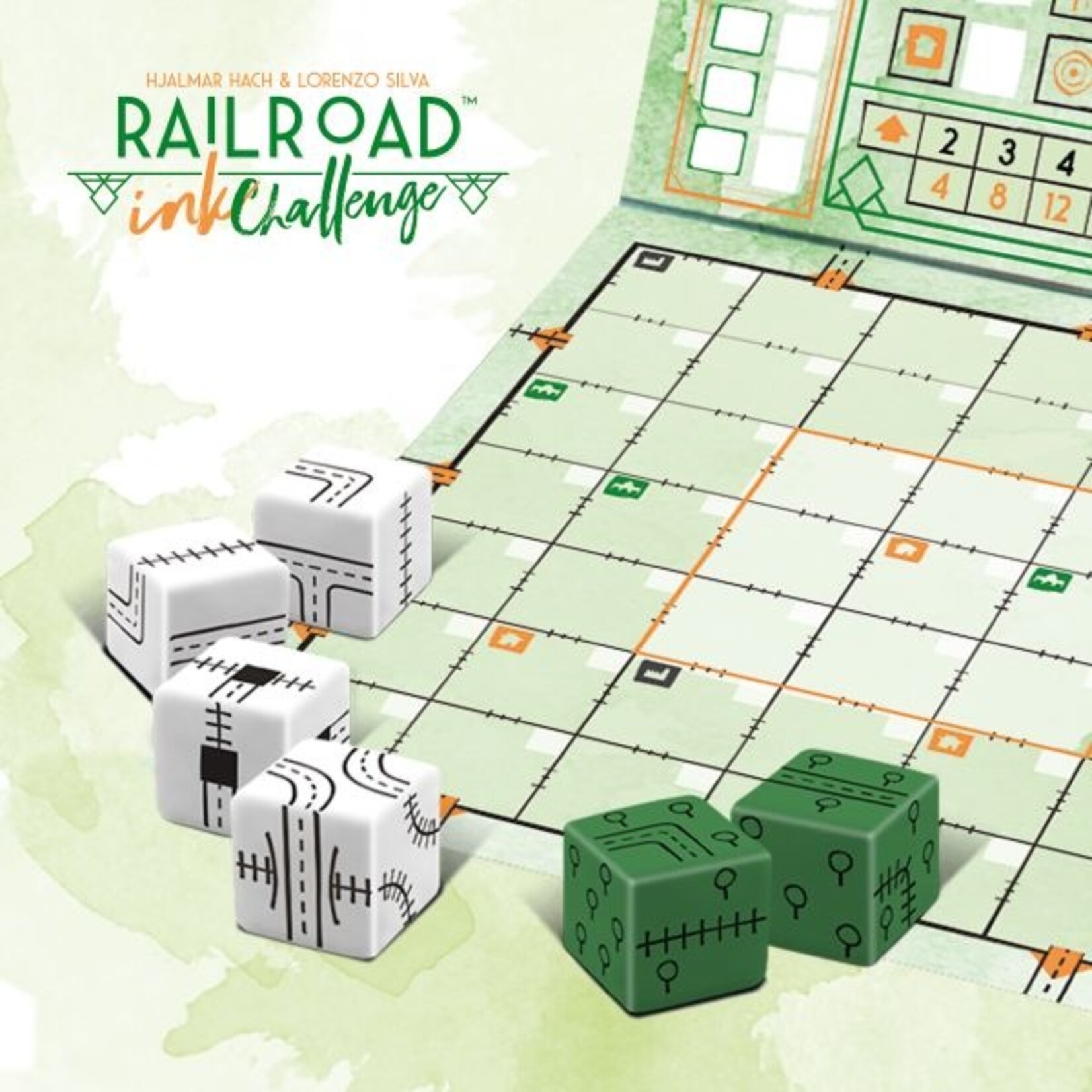 White Goblin Games Railroad Ink Challenge: Natuurgroen (NL)