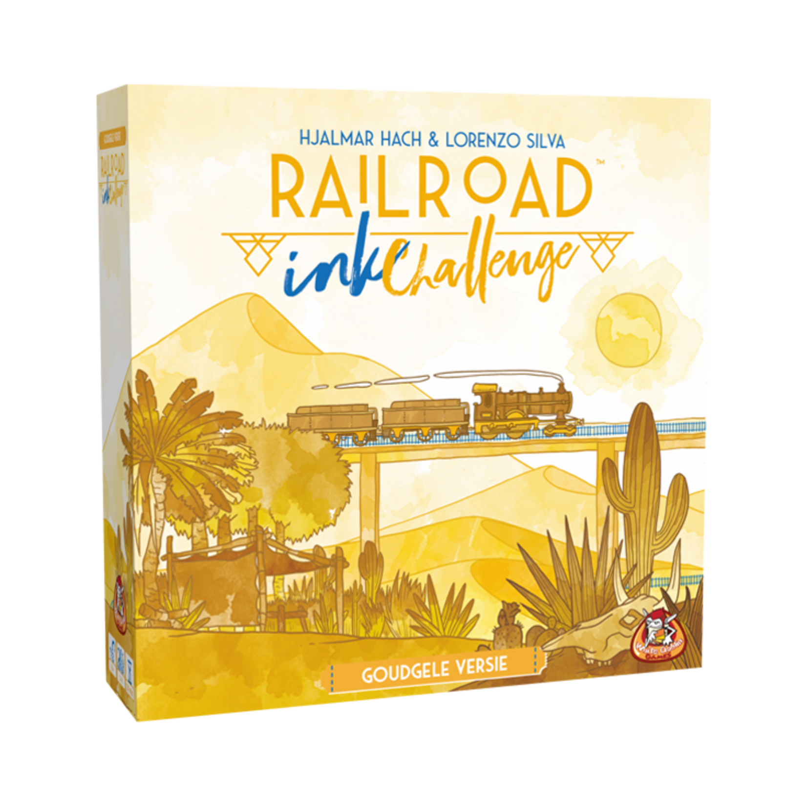 White Goblin Games Railroad Ink Challenge: Goudgeel (NL)