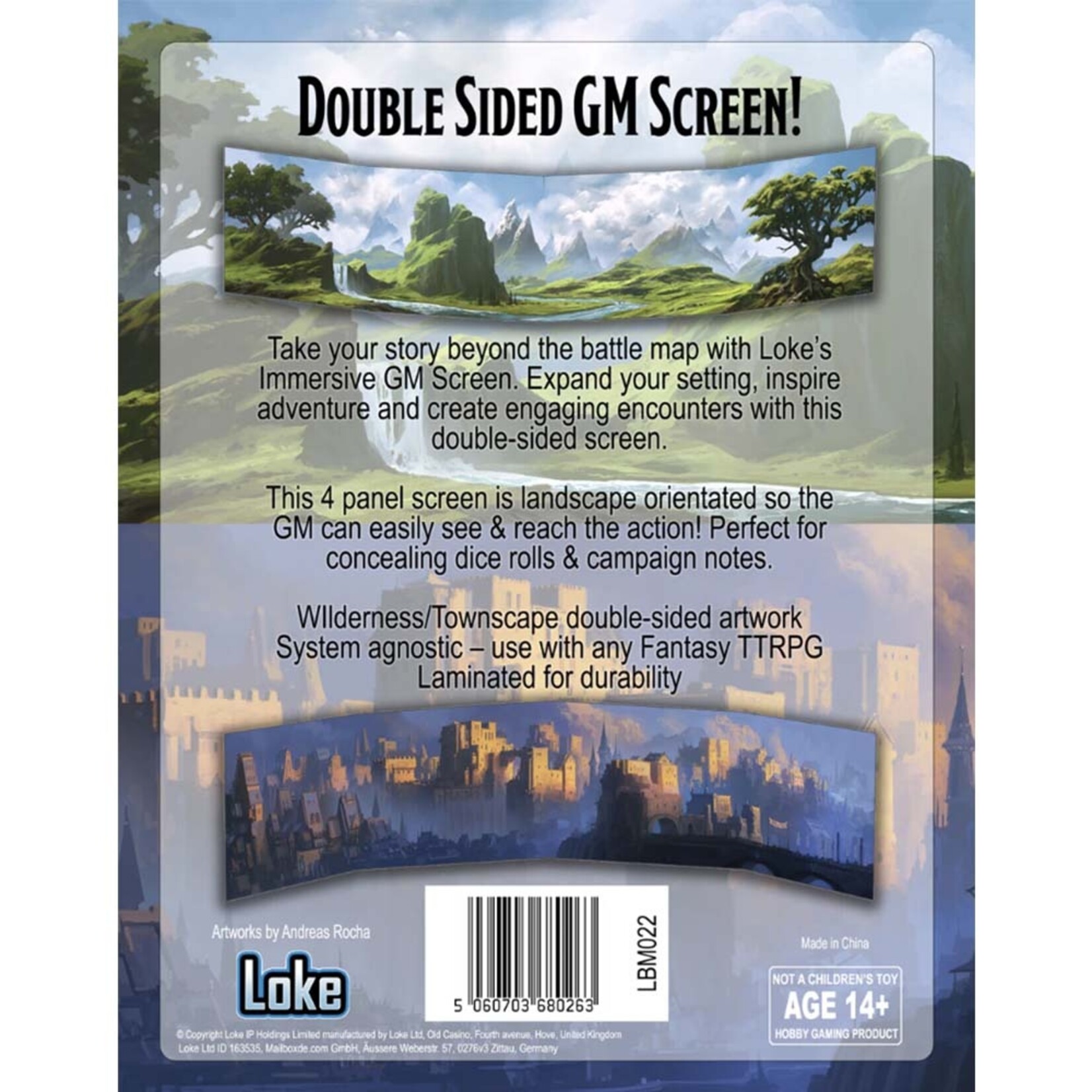 Loke Battlemats Loke's Immersive GM Screen