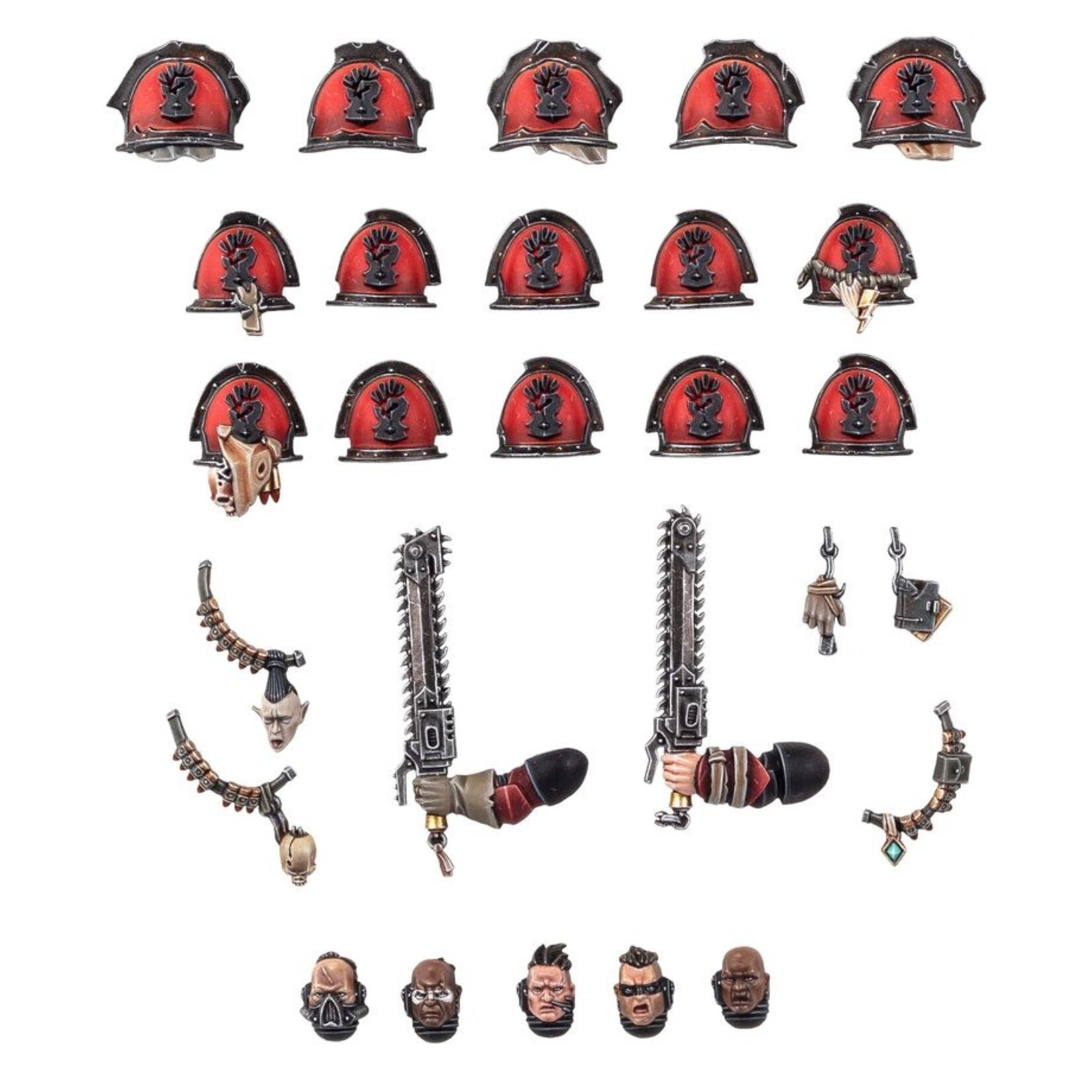 Games Workshop Chaos Space Marines Red Corsairs Upgrades & Transfers