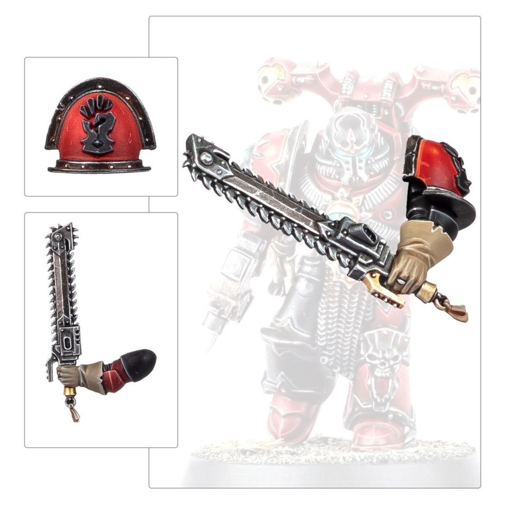 Games Workshop Chaos Space Marines Red Corsairs Upgrades & Transfers