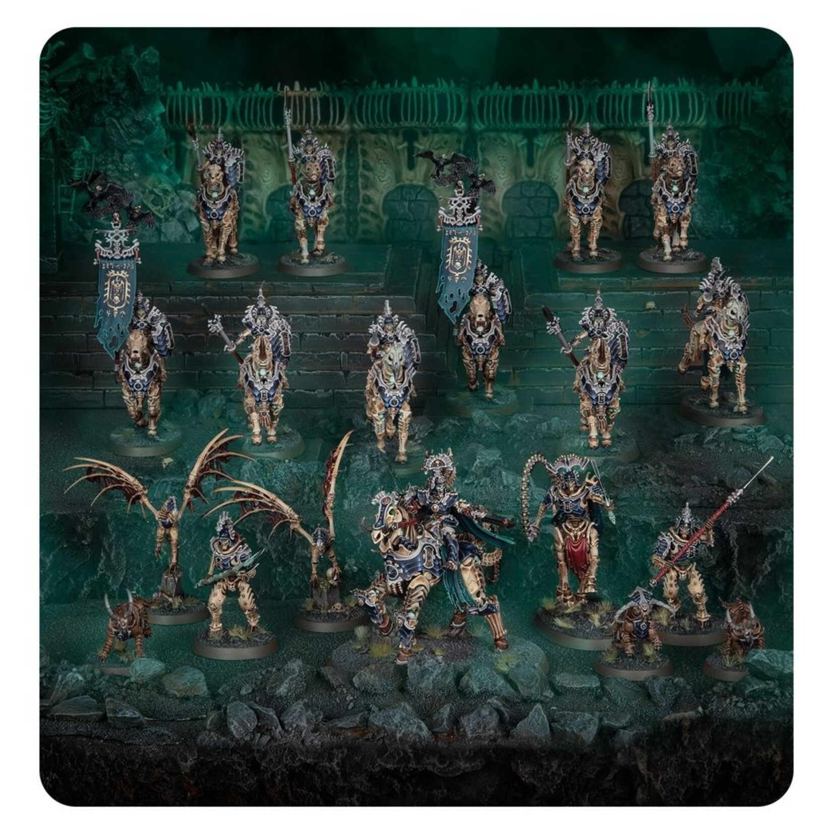 Games Workshop Spearhead: Ossiarch Bonereapers Kavalos Vanguard