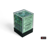 Chessex Chessex 36 x D6 Set Borealis 12mm - Kelp/Light Green