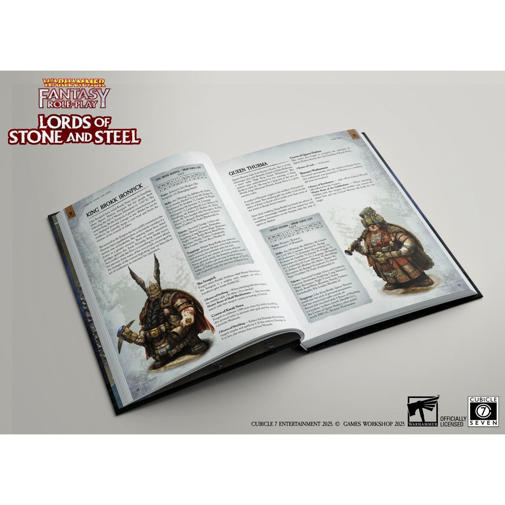 Cubicle 7 Warhammer FRP 4th Ed. Lords of Stone & Steel (EN)