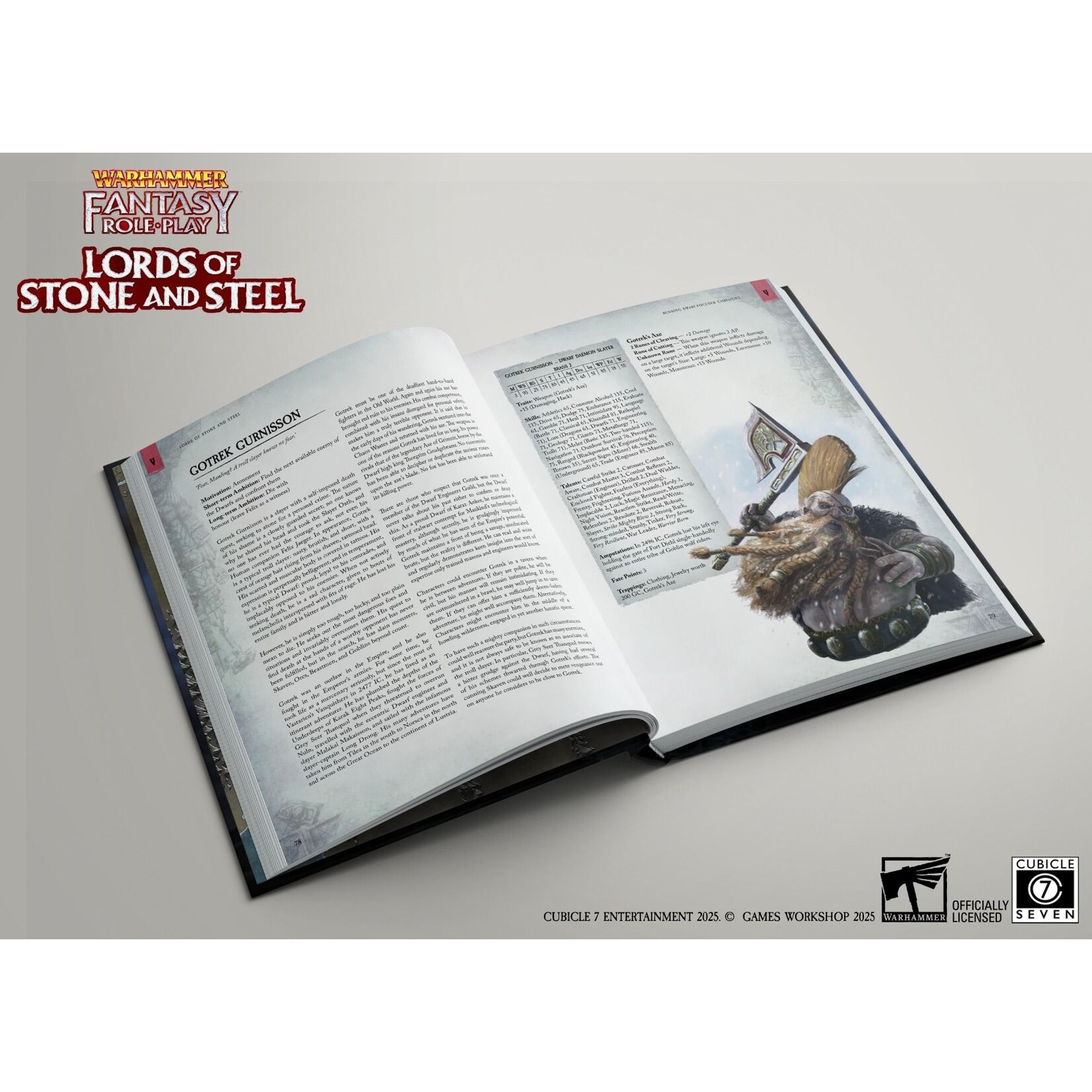 Cubicle 7 Warhammer FRP 4th Ed. Lords of Stone & Steel (EN)
