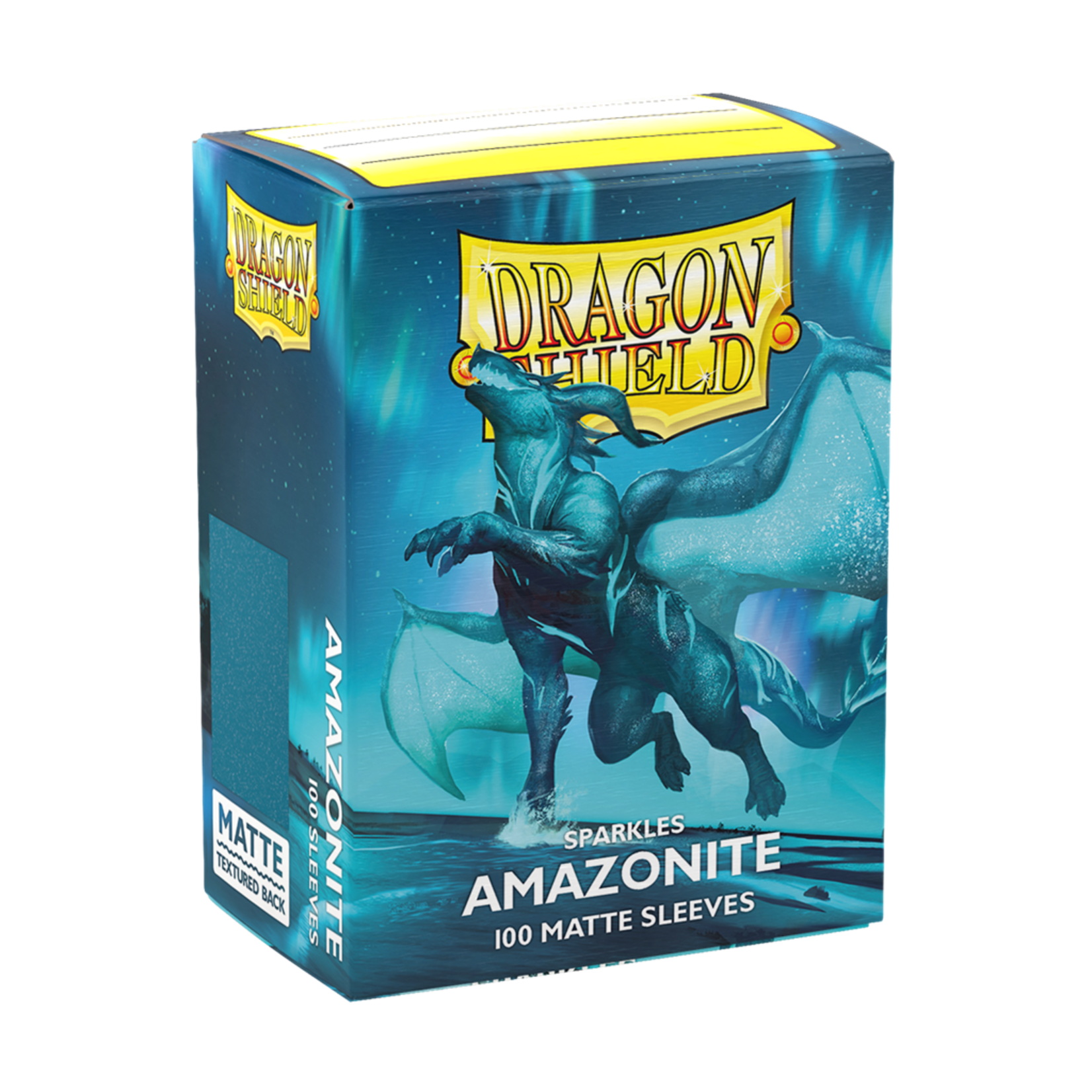 Dragonshield Dragonshield 100 Box Sleeves Matte Sparkles Amazonite
