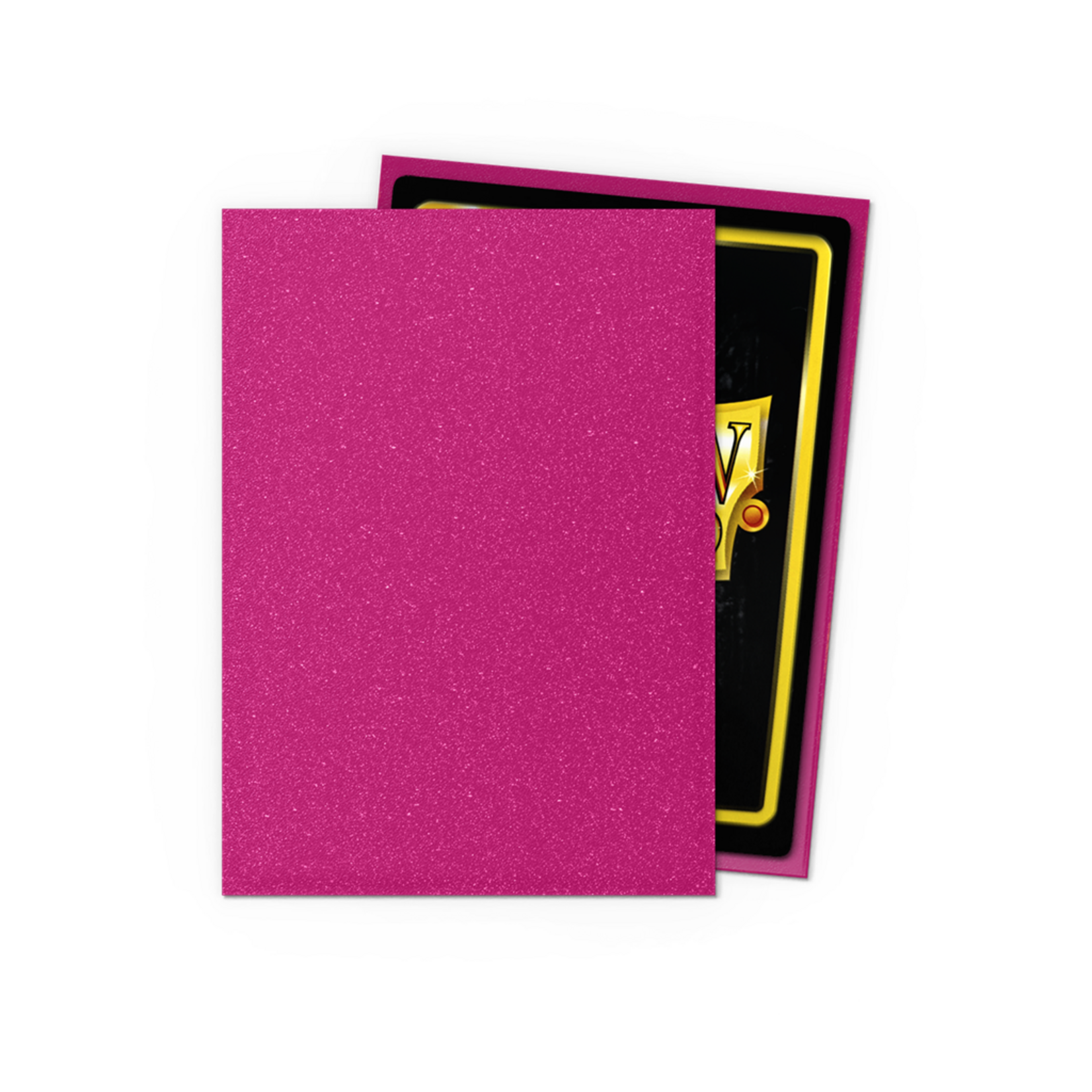 Dragonshield Dragonshield 100 Box Sleeves Matte Sparkles Pink Sapphire