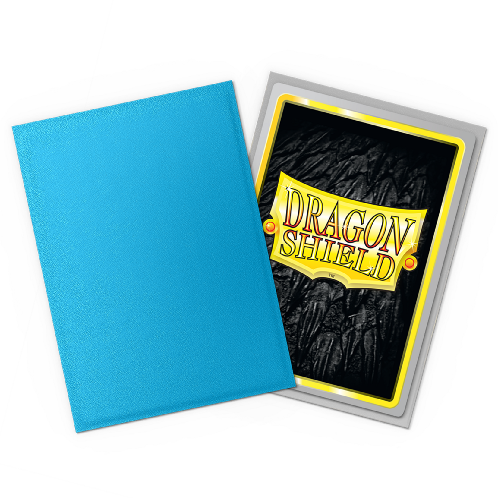 Dragonshield Dragonshield 100 Box Dual Matte Sleeves Sky Blue & Silver