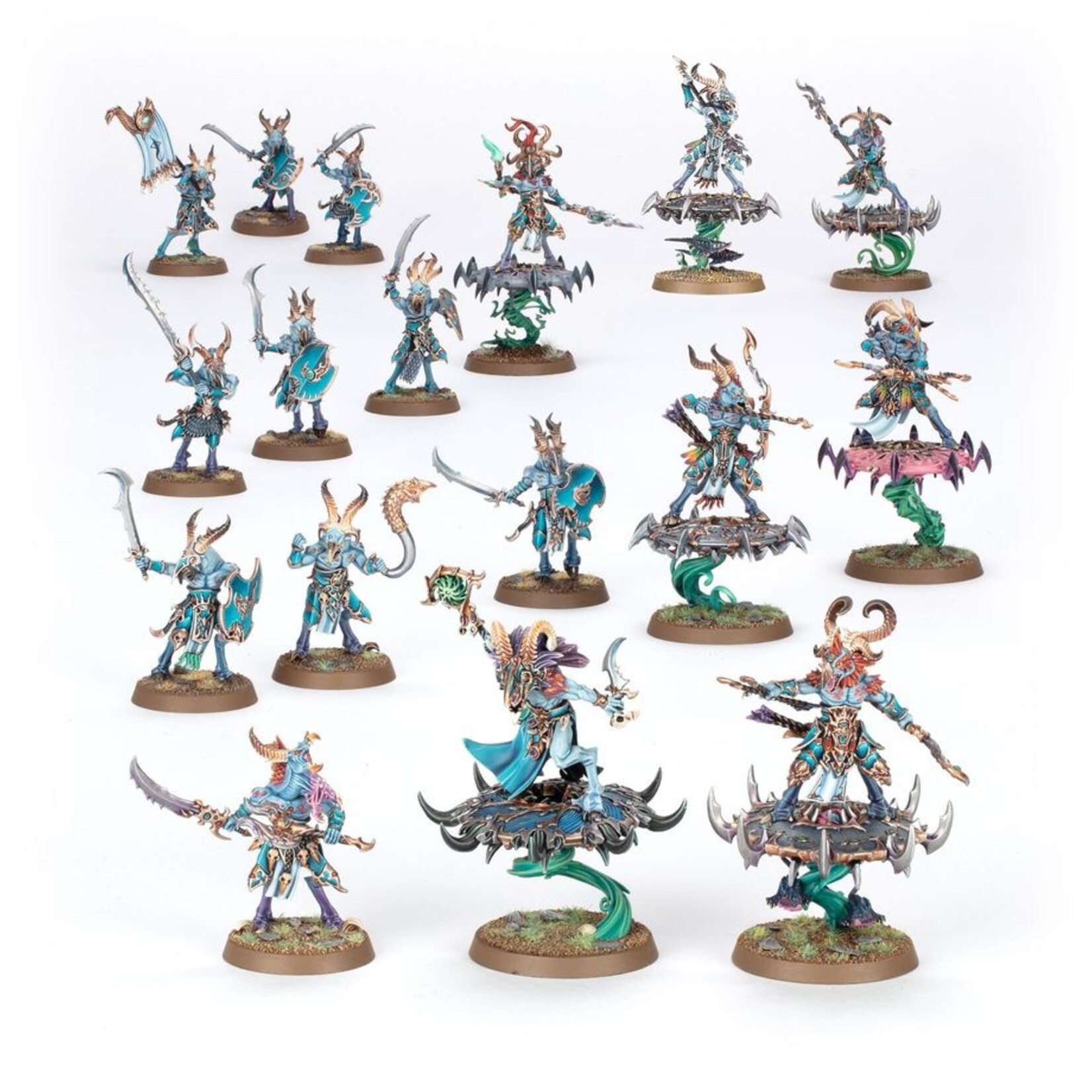 Games Workshop Spearhead: Disciples of Tzeentch Tzaangor Warflock