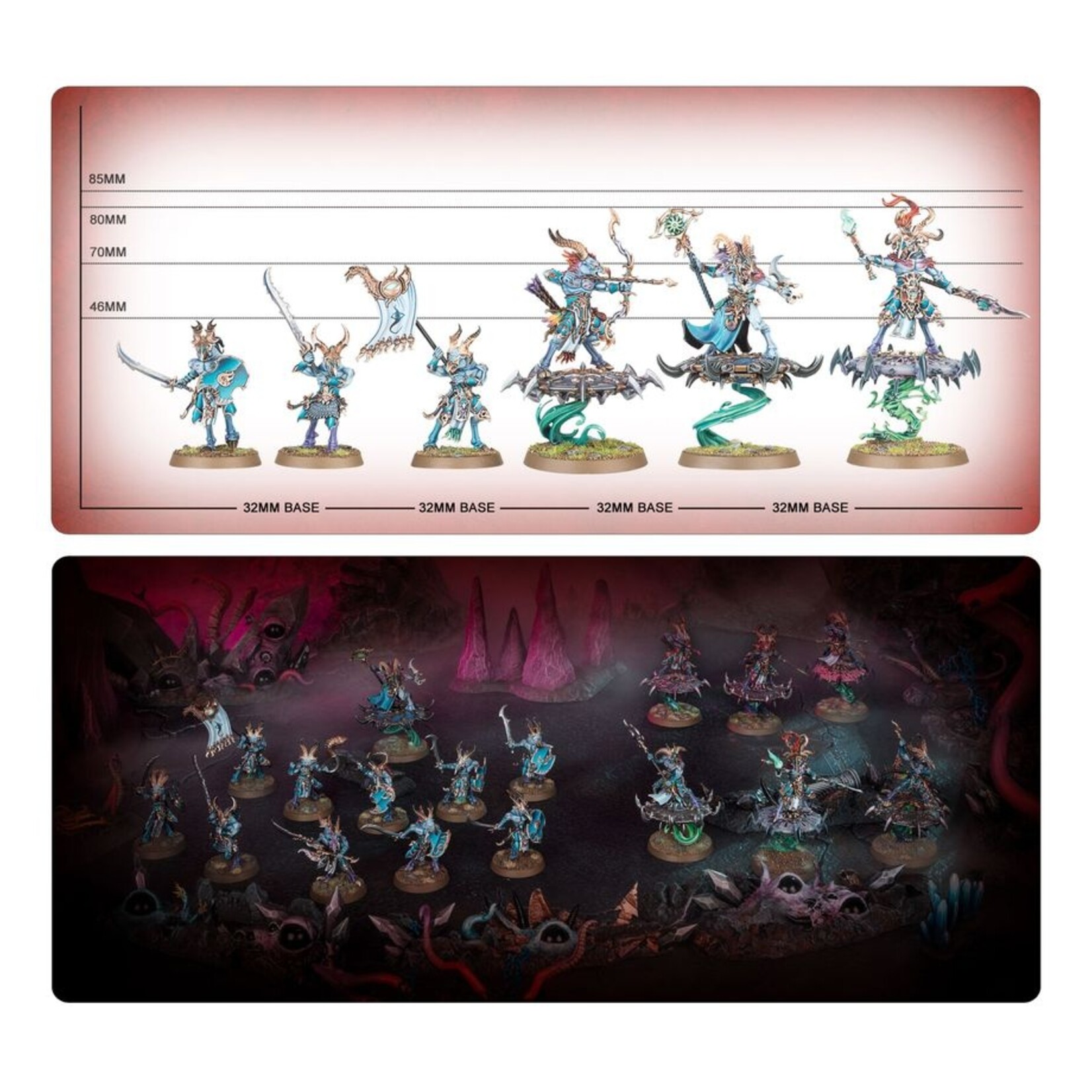 Games Workshop Spearhead: Disciples of Tzeentch Tzaangor Warflock