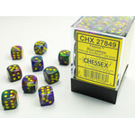 Chessex Chessex 36 x D6 Set Festive 12mm - Rio/Yellow