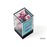 Chessex Chessex 7-Die set Festive - Pop Art/Red