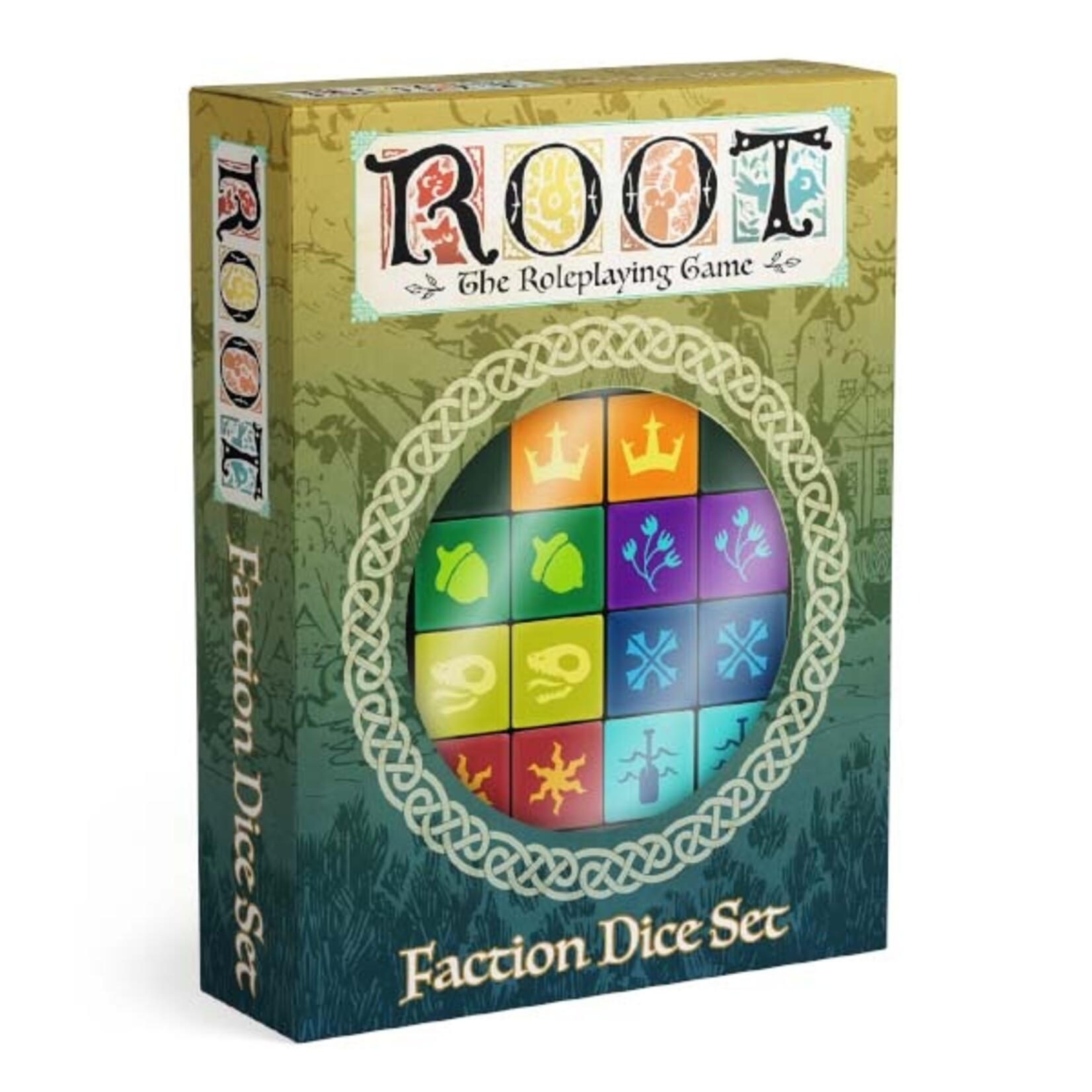 Leder Games Root RPG Faction Dice Set
