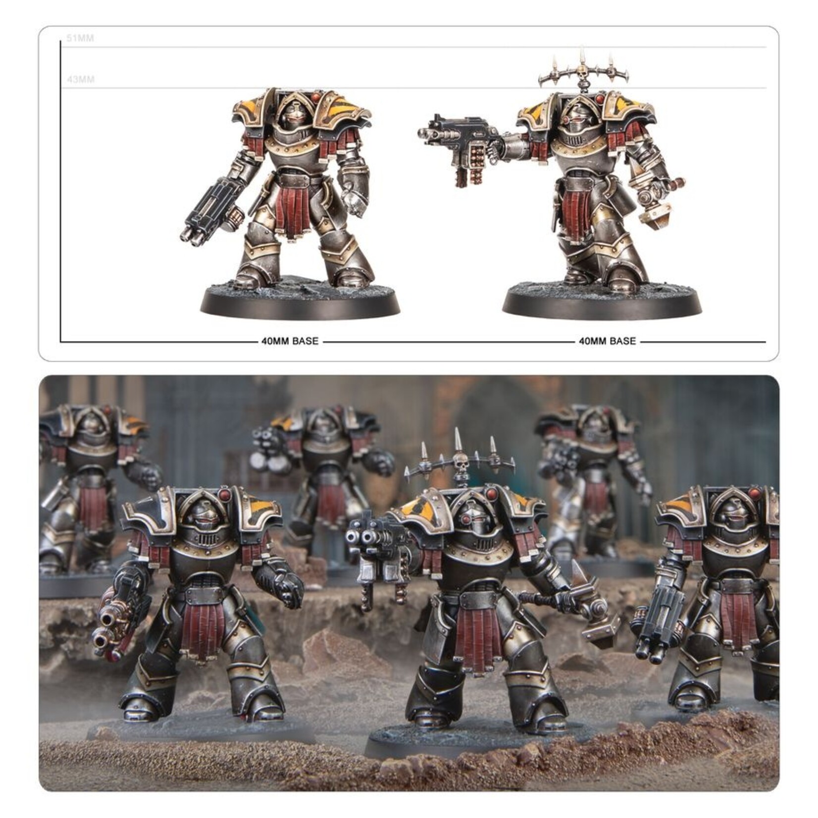 Games Workshop Legiones Astartes: Cataphractii w/ Combi-Bolters + Power Fists