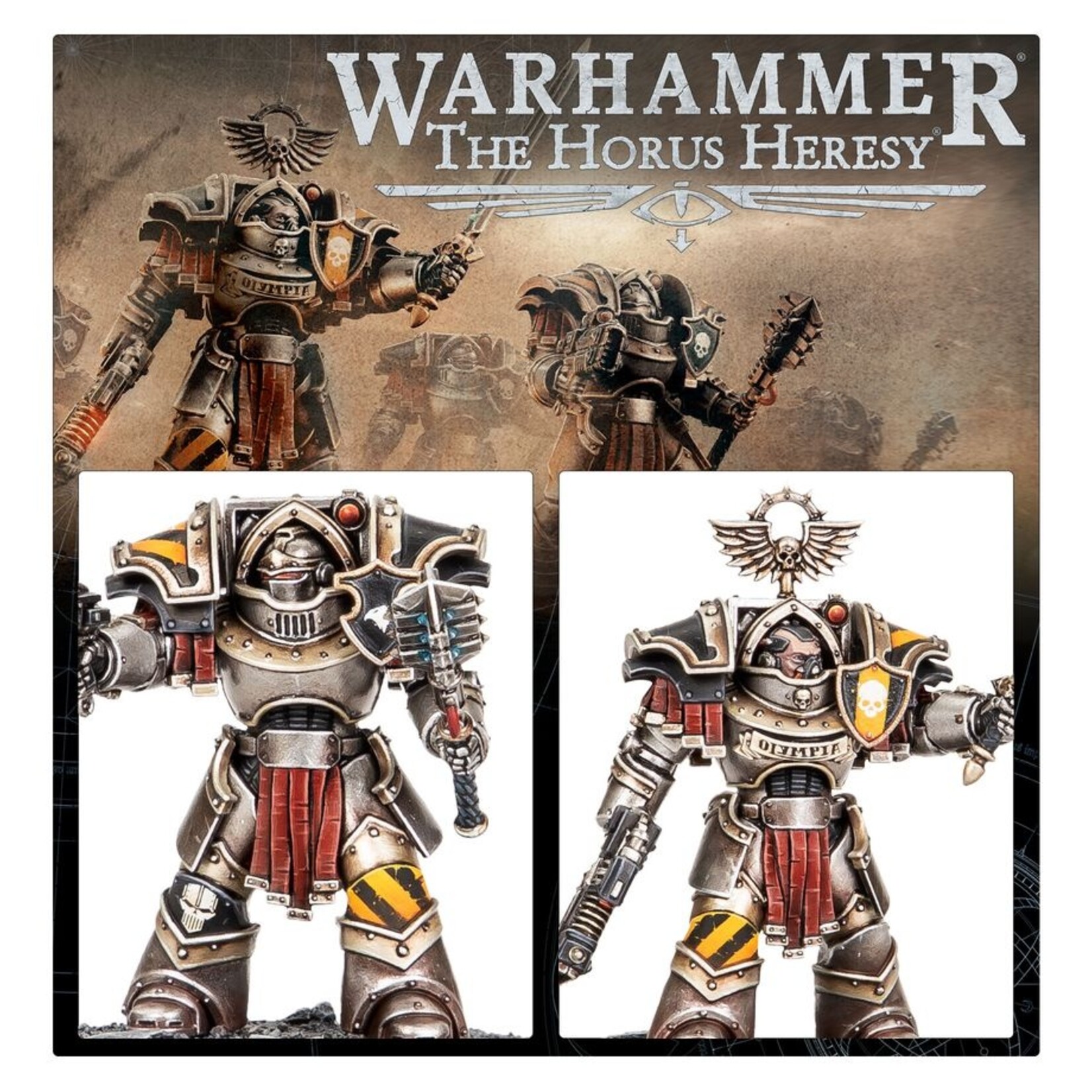 Games Workshop HH Astartes: Cataphractii w/ Volkite Charges + Power Mauls