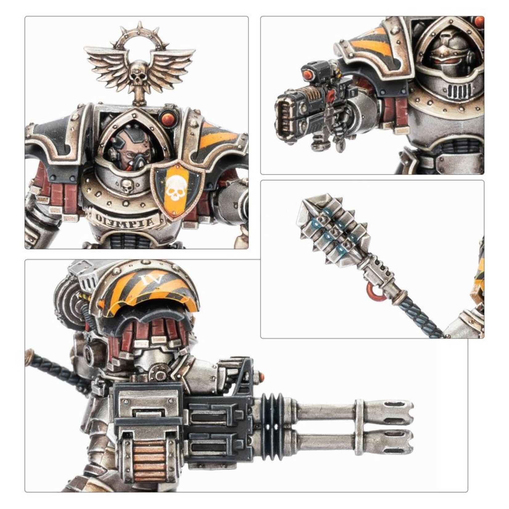 Games Workshop HH Astartes: Cataphractii w/ Volkite Charges + Power Mauls