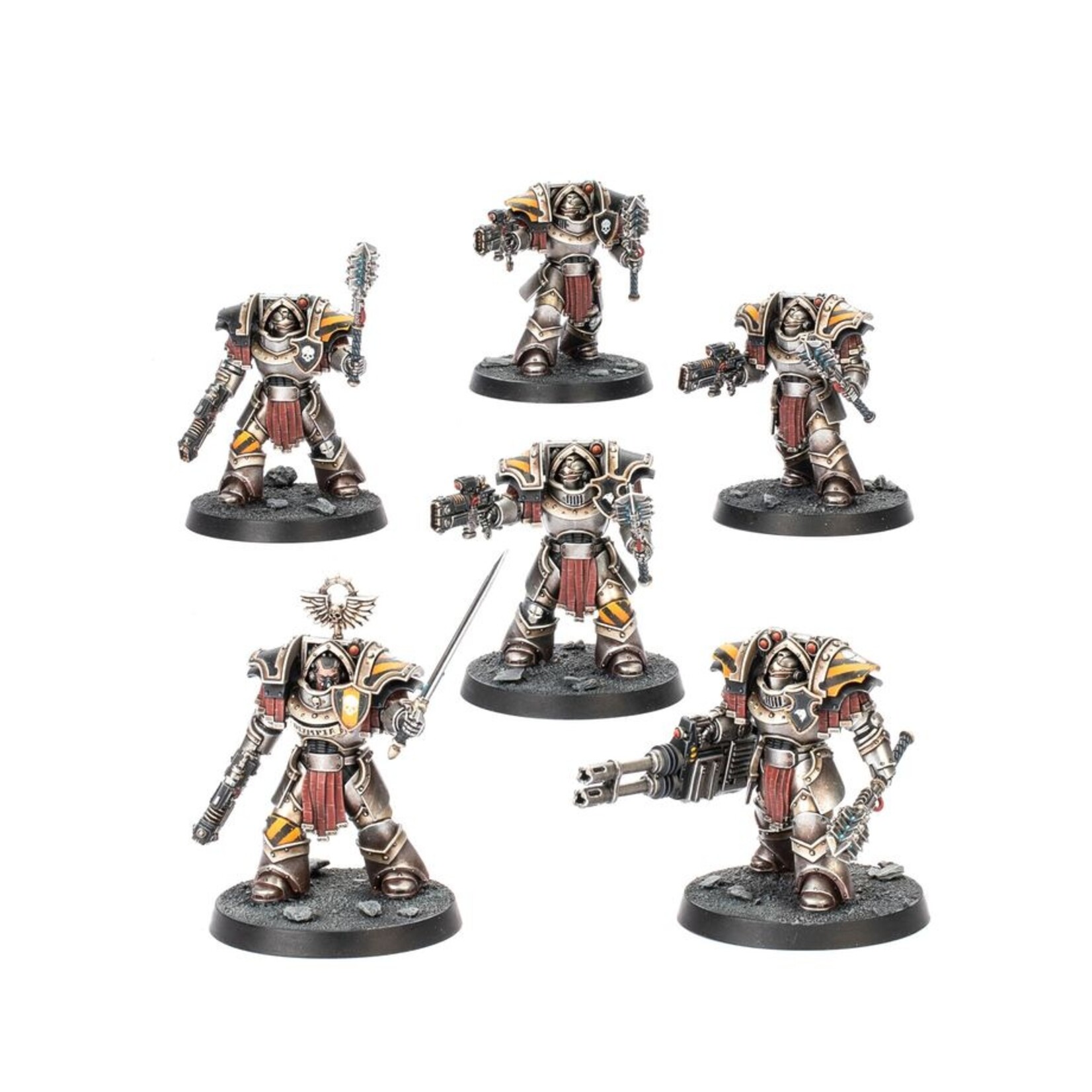 Games Workshop HH Astartes: Cataphractii w/ Volkite Charges + Power Mauls