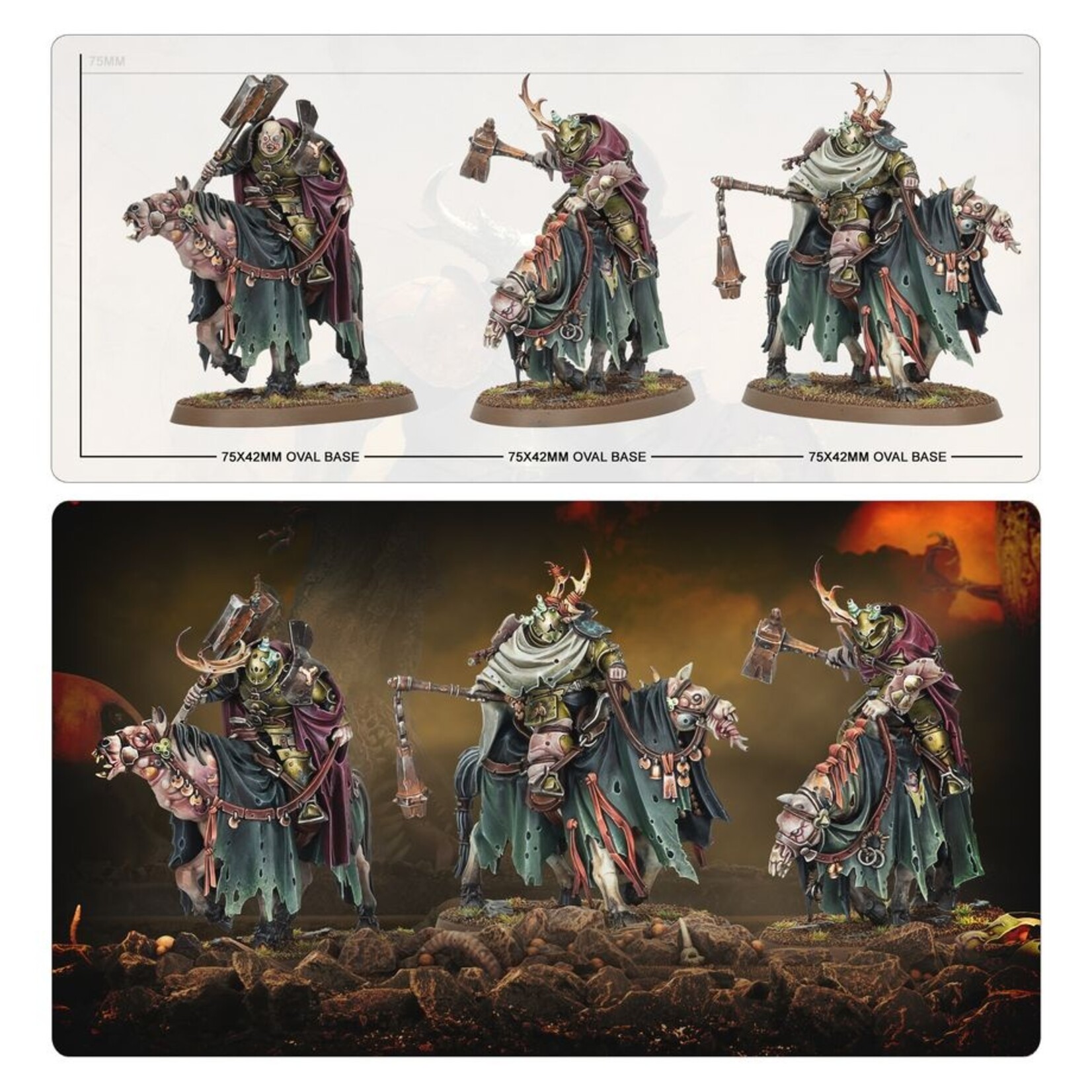 Games Workshop Maggotkin of Nurgle Sloven Knights
